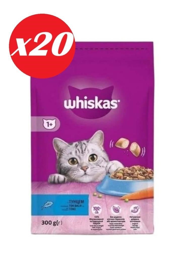 Whiskas Ton Balıklı ve Sebzeli Yetiş. Kedi M.300gr Set 20'li