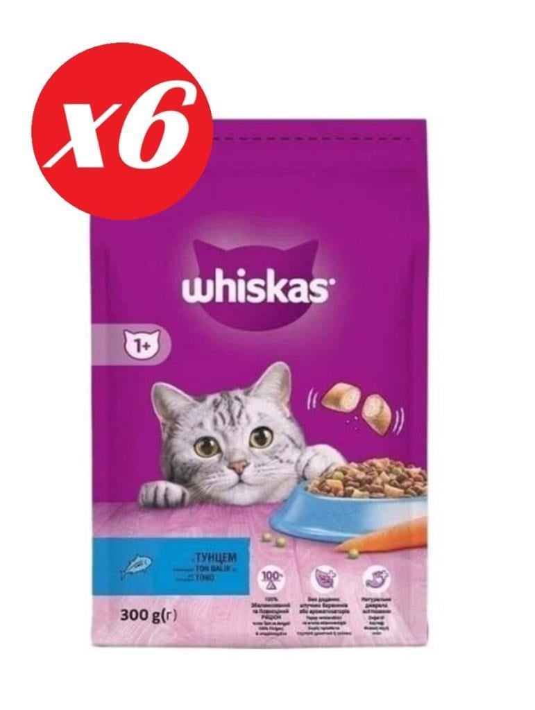 Whiskas Ton Balıklı ve Sebzeli Yetiş. Kedi M.300gr Set 6'lı