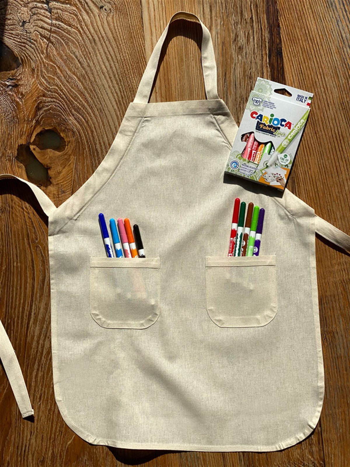 Carioca Tekstil Boyama Kalemi Önlük Kiti | emicraft.comCarioca Tekstil Boyama Kalemi Önlük KitiKids