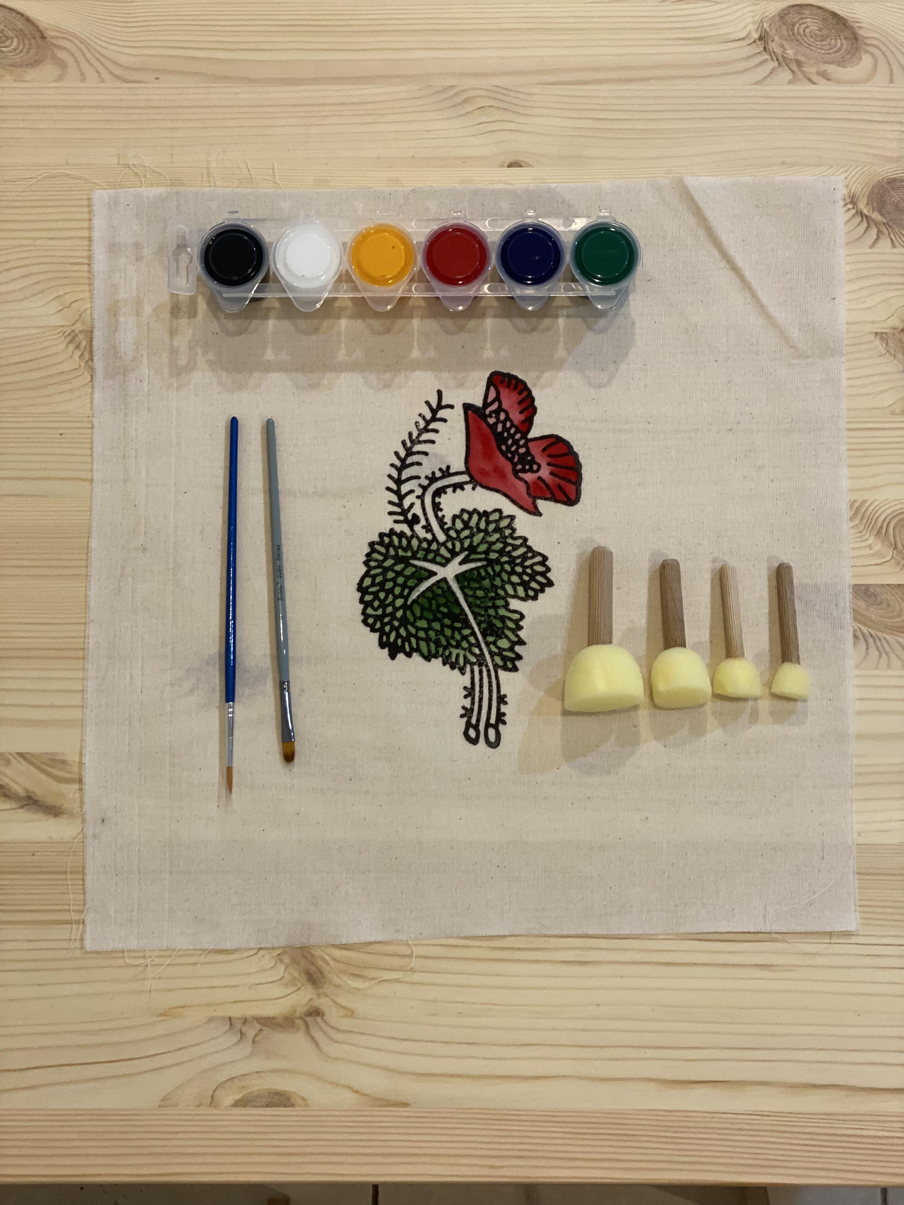 Kumaş Boyası 6'lı Pot 1 - EmicraftKumaş Boyası 6'lı Pot 1Kumaş Boyası