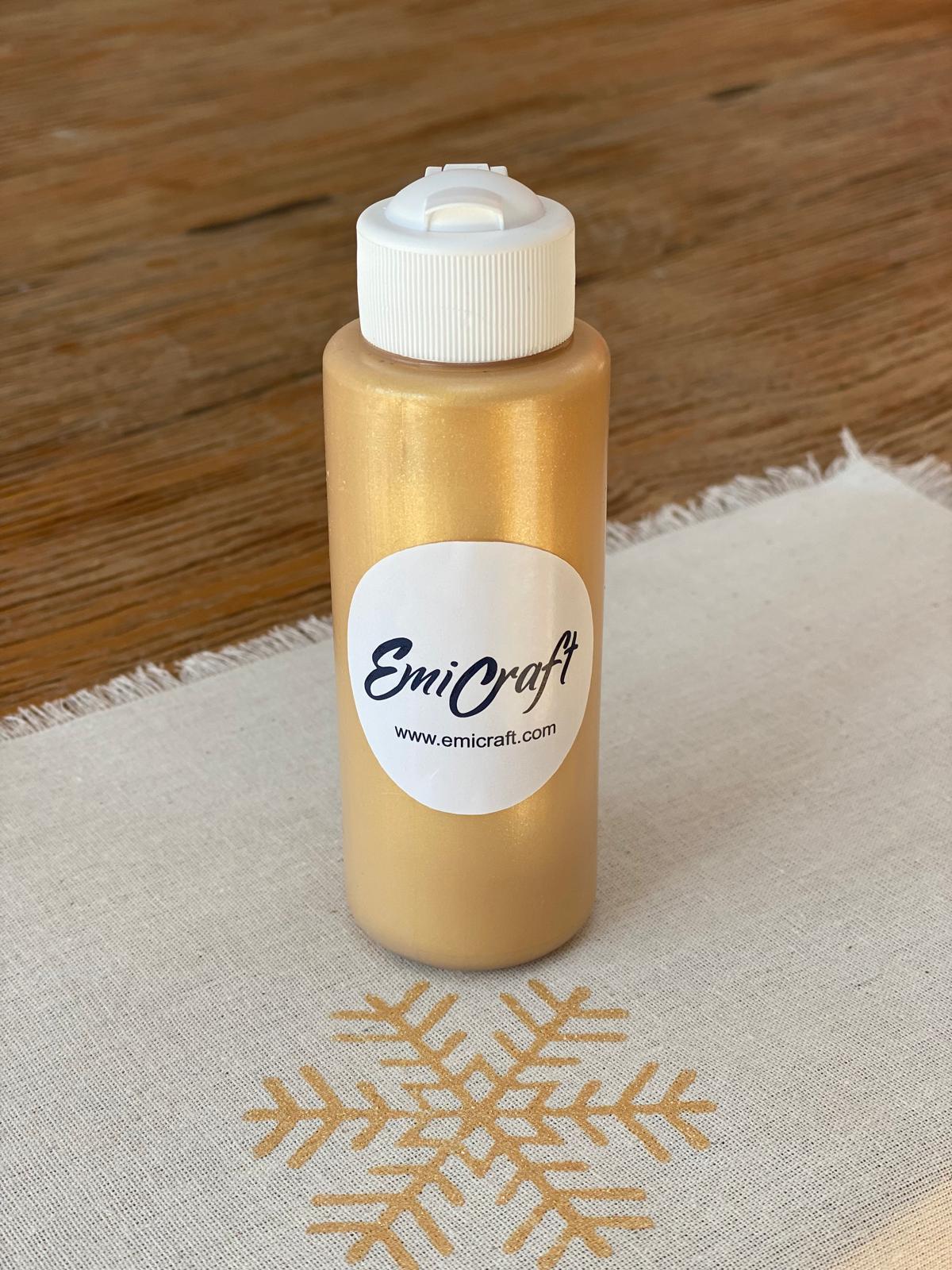 Kumaş Boyası Altın Simli 125ml - EmicraftKumaş Boyası Altın Simli 125mlKumaş Boyası