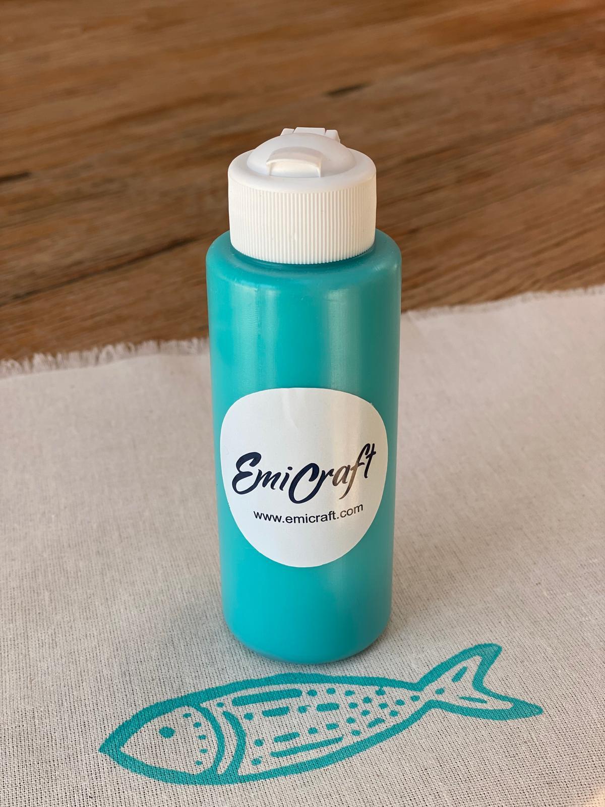 Kumaş Boyası Kaputaş Turkuazı 125ml - EmicraftKumaş Boyası Kaputaş Turkuazı 125mlKumaş Boyası