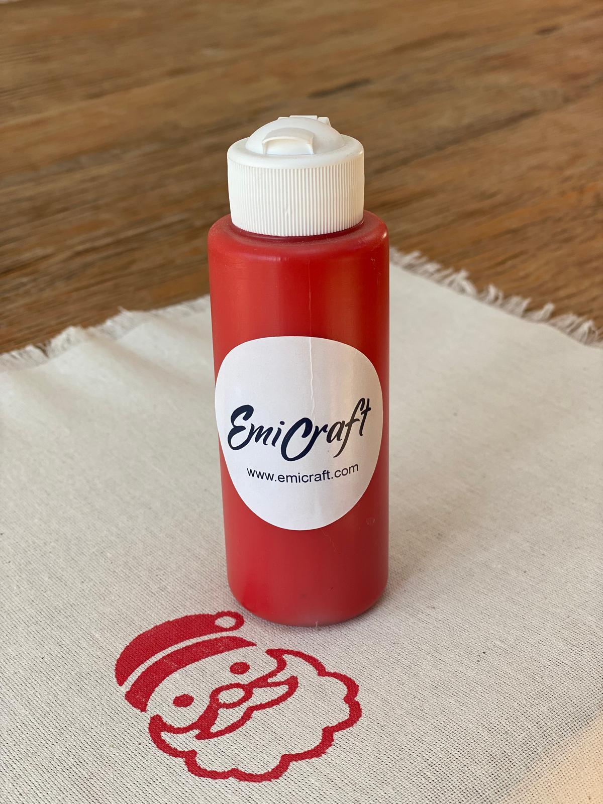 Kumaş Boyası Türkiye Kırmızı 125ml - EmicraftKumaş Boyası Türkiye Kırmızı 125mlKumaş Boyası
