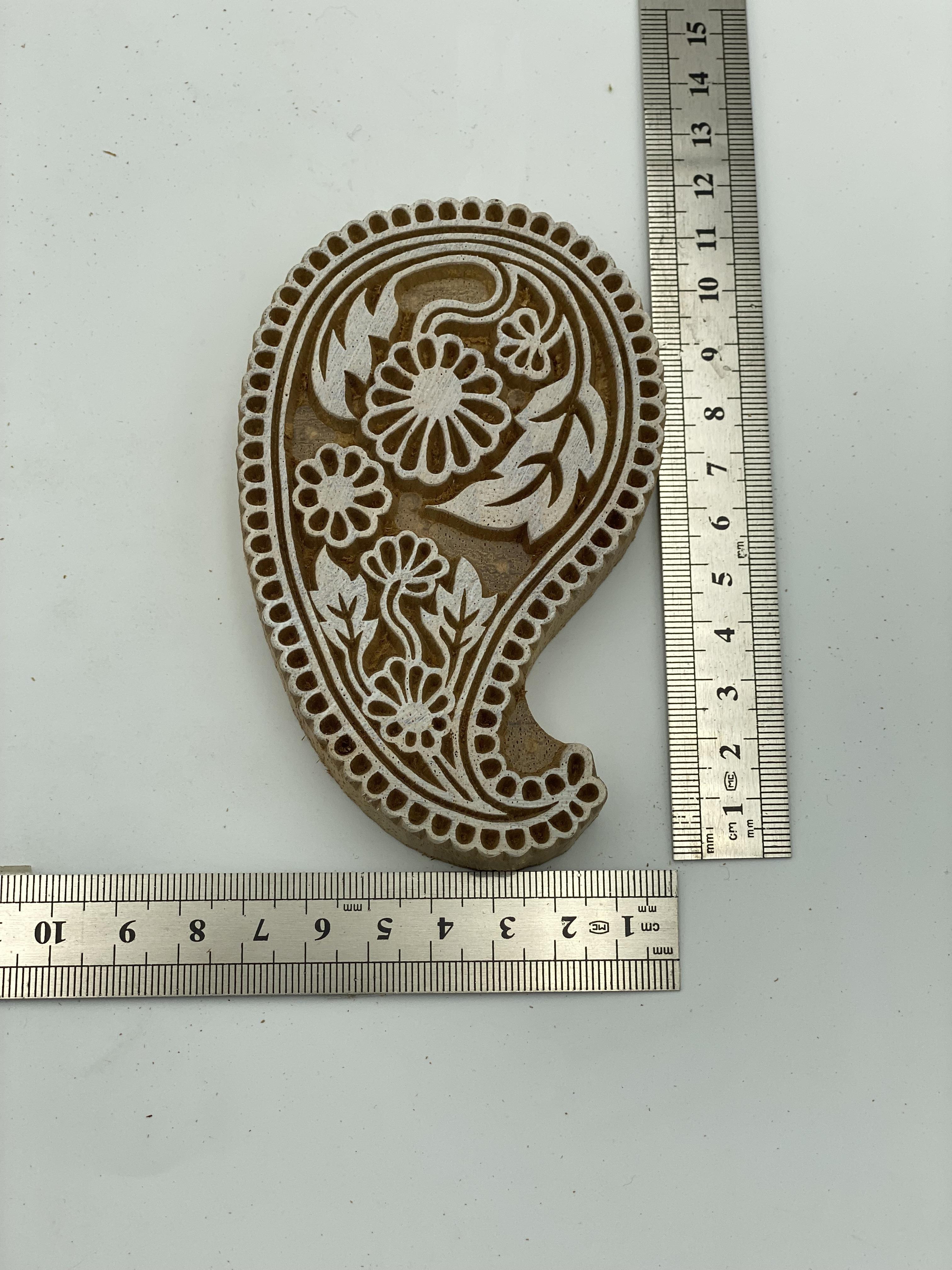 Mini Şal Deseni Tahta Baskı Kalıbı 119 - EmicraftMini Şal Deseni Tahta Baskı Kalıbı 119Mini Geleneksel Modeller