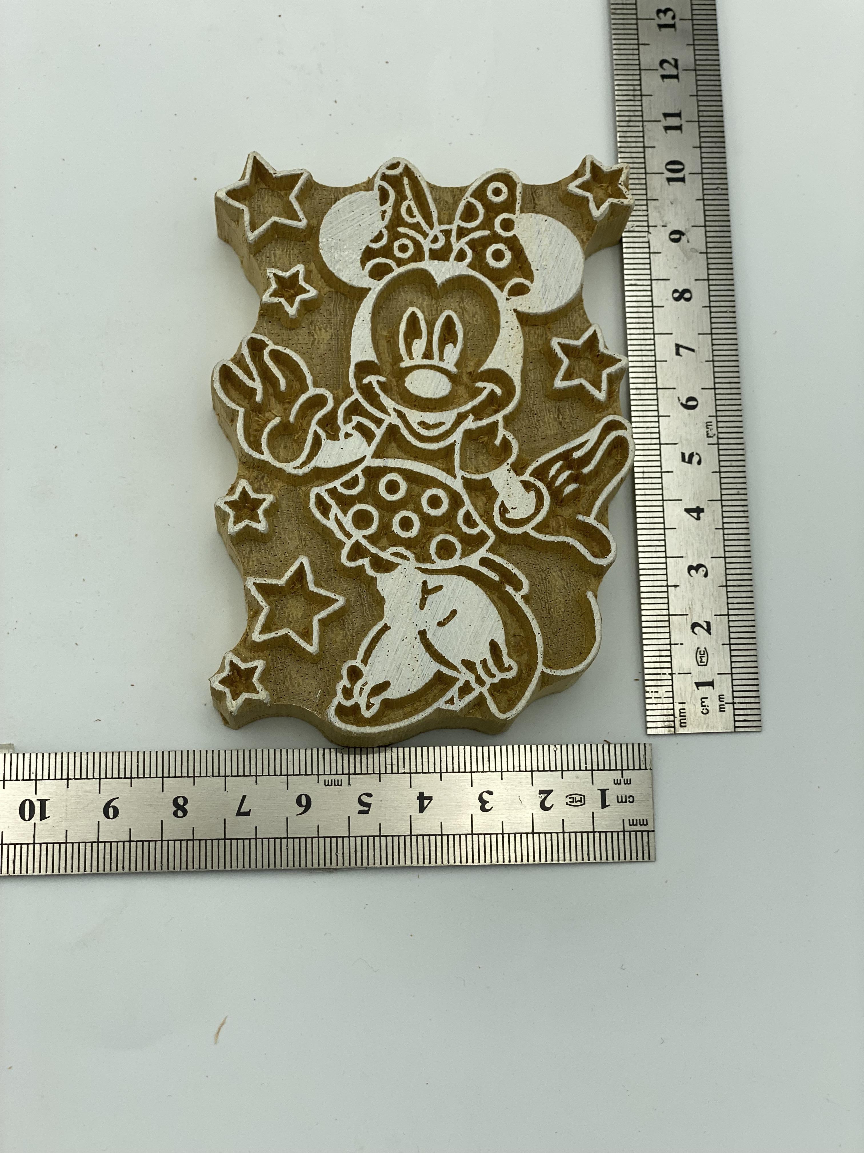 Mini  Tahta Baskı Minnie Mouse Kalıbı 870 - EmicraftMini Tahta Baskı Minnie Mouse Kalıbı 870Mini Çocuk Modeller 