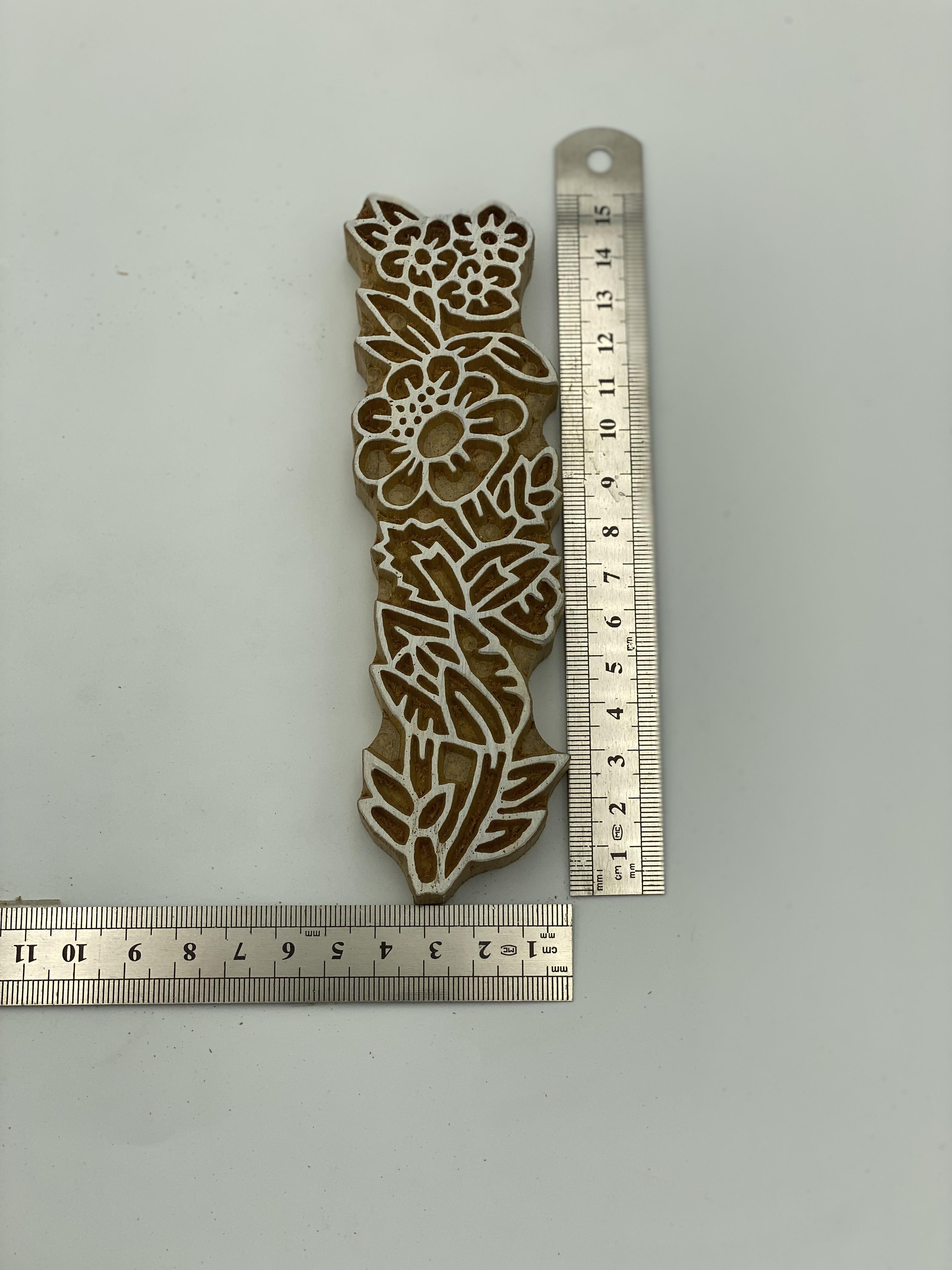 Mini Yazma Bordür Tahta Baskı Kalıbı 456 - EmicraftMini Yazma Bordür Tahta Baskı Kalıbı 456Mini Geleneksel Modeller