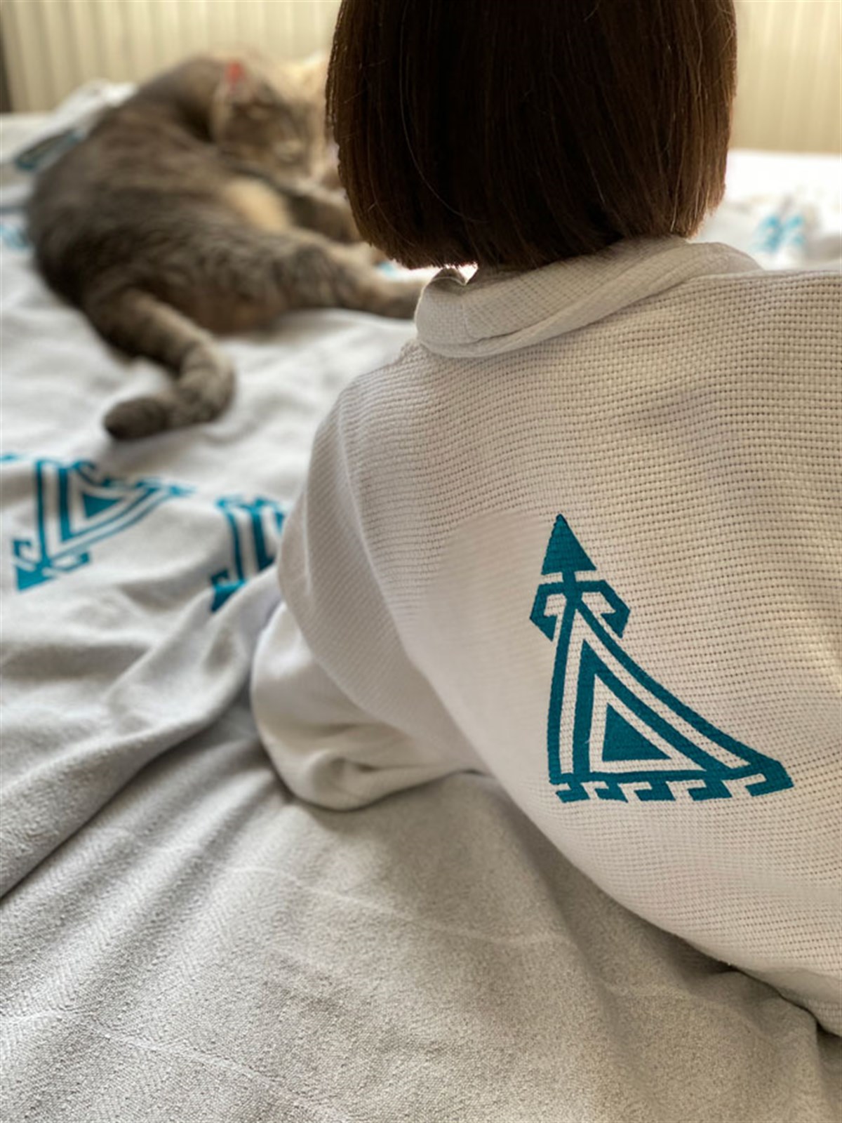 Bathrobe & Paytemal Team Gray