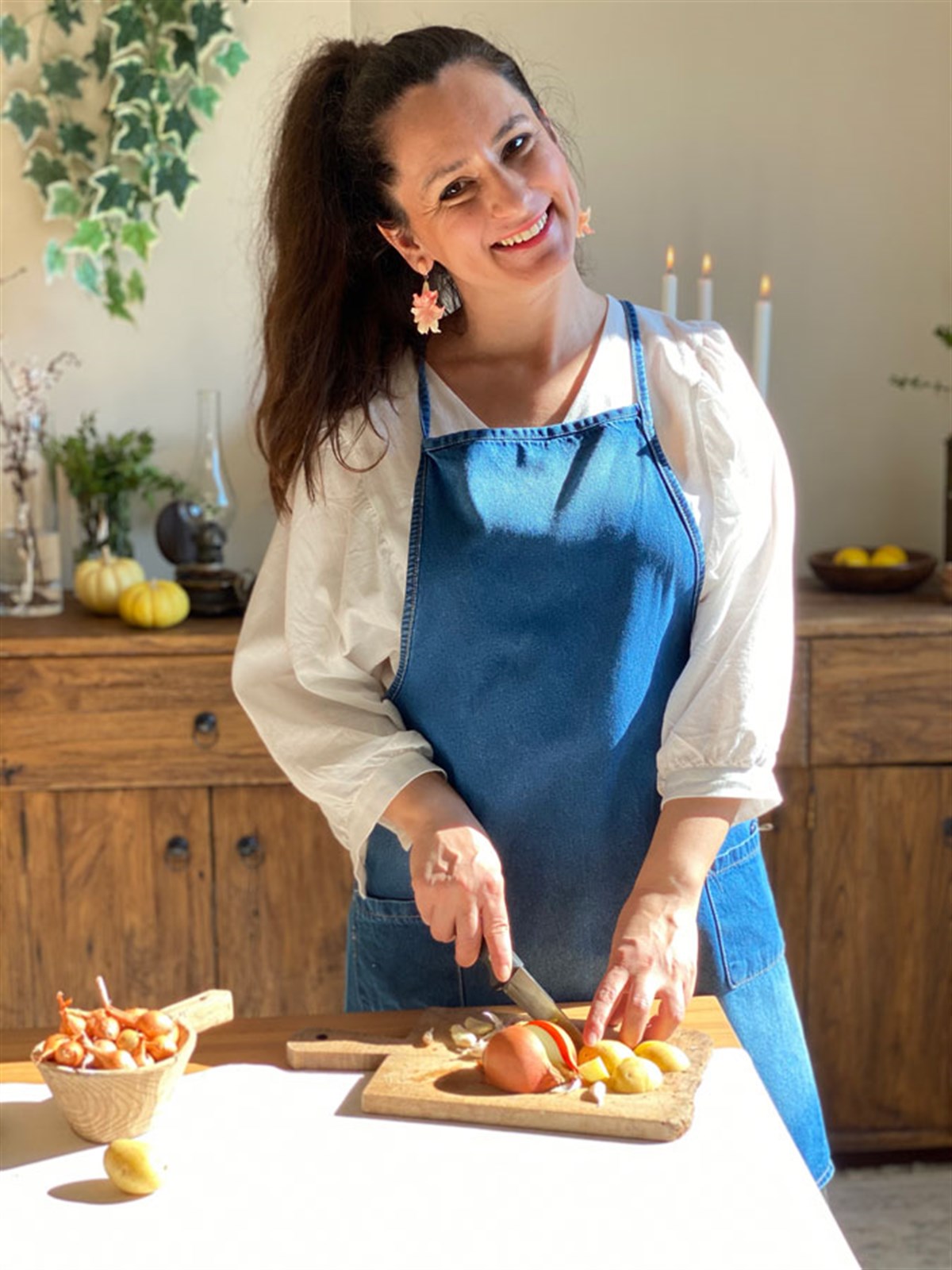 Jeans apron