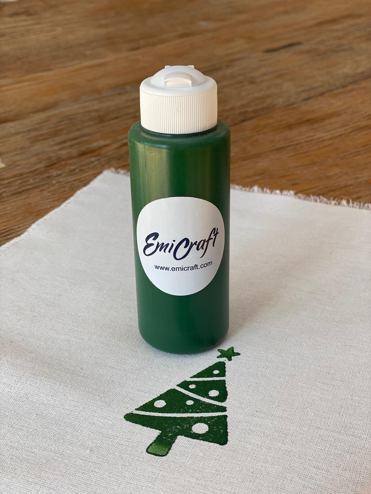 Kumaş Boyası Artvin Yeşil (Çimen) 125ml - EmicraftKumaş Boyası Artvin Yeşil (Çimen) 125mlKumaş Boyası