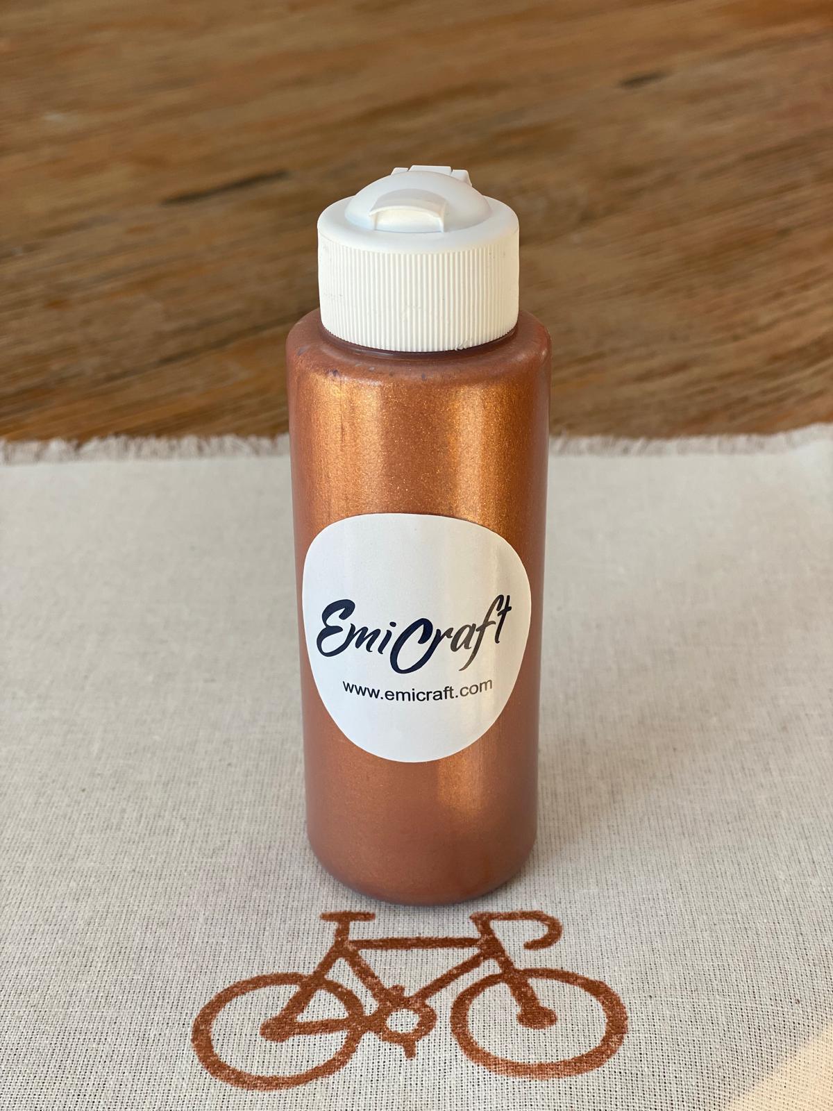 Kumaş Boyası Bakır Simli 125ml - EmicraftKumaş Boyası Bakır Simli 125mlKumaş Boyası