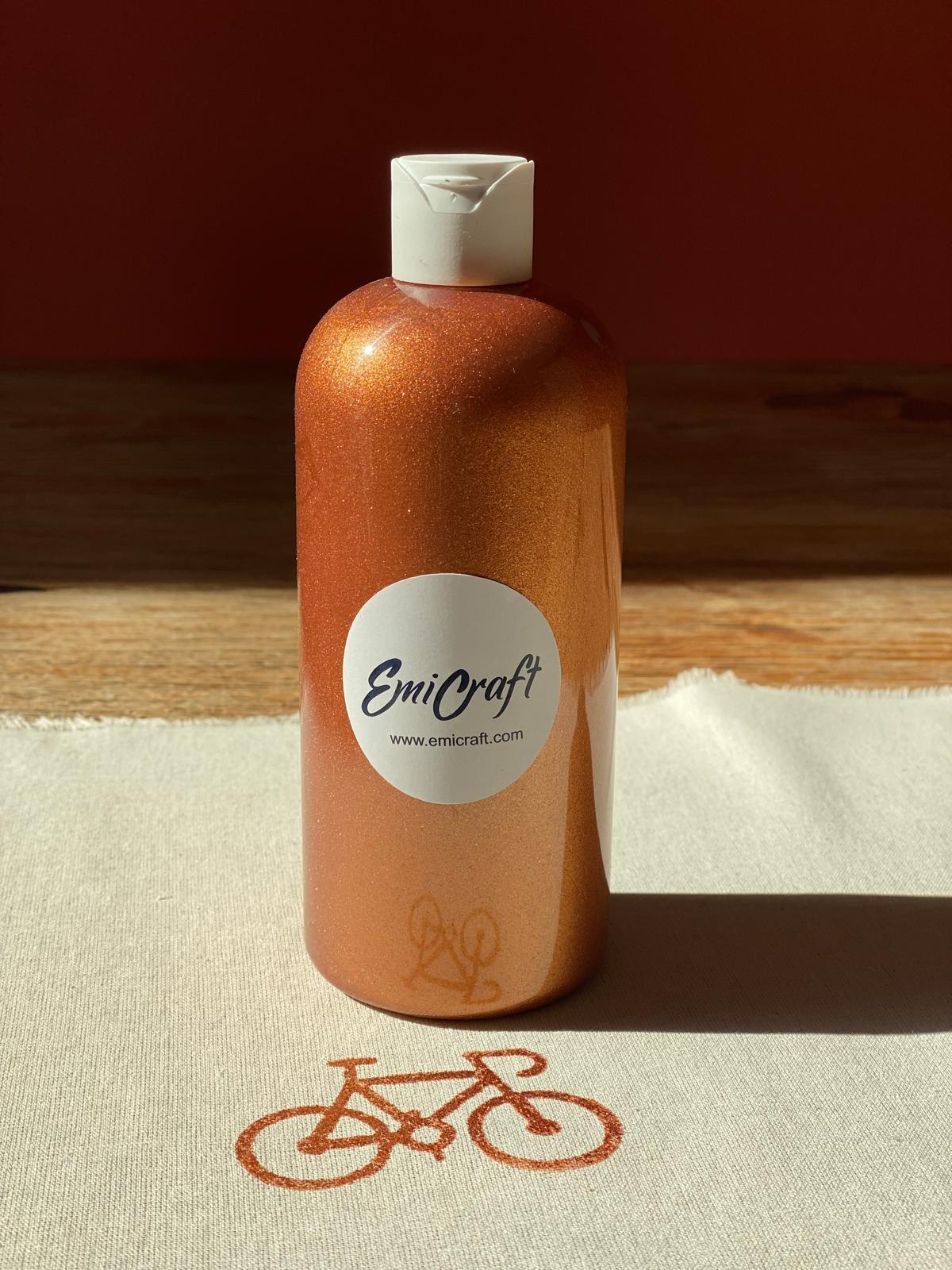 Kumaş Boyası Bakır Simli 450ml - EmicraftKumaş Boyası Bakır Simli 450mlKumaş Boyası