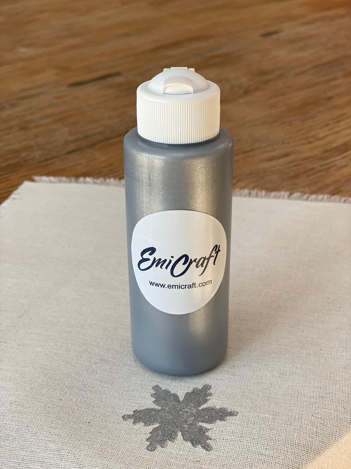 Kumaş Boyası Gümüş Simli 125ml - EmicraftKumaş Boyası Gümüş Simli 125mlKumaş Boyası