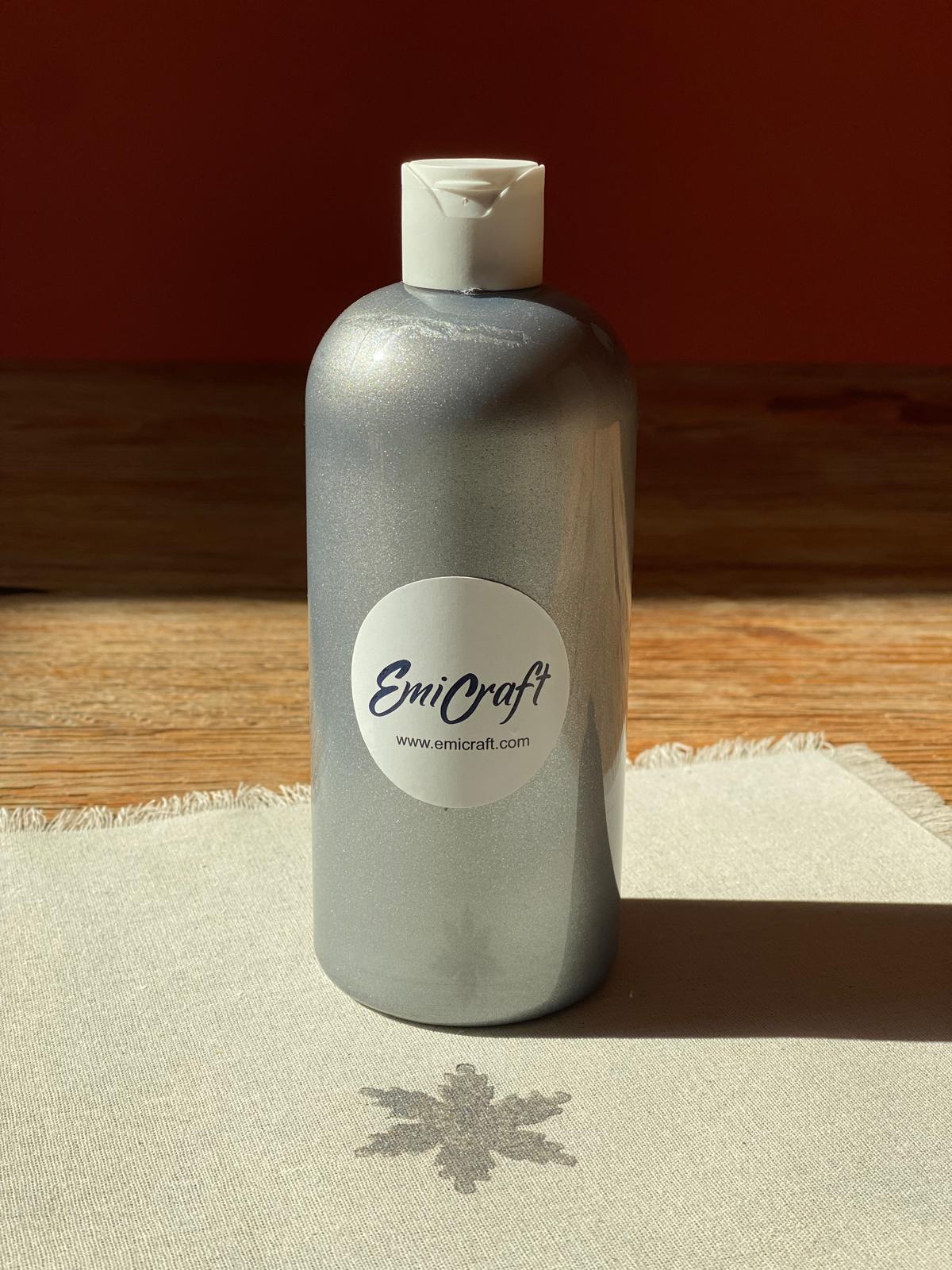 Kumaş Boyası Gümüş Simli 450ml - EmicraftKumaş Boyası Gümüş Simli 450mlFabric Dye
