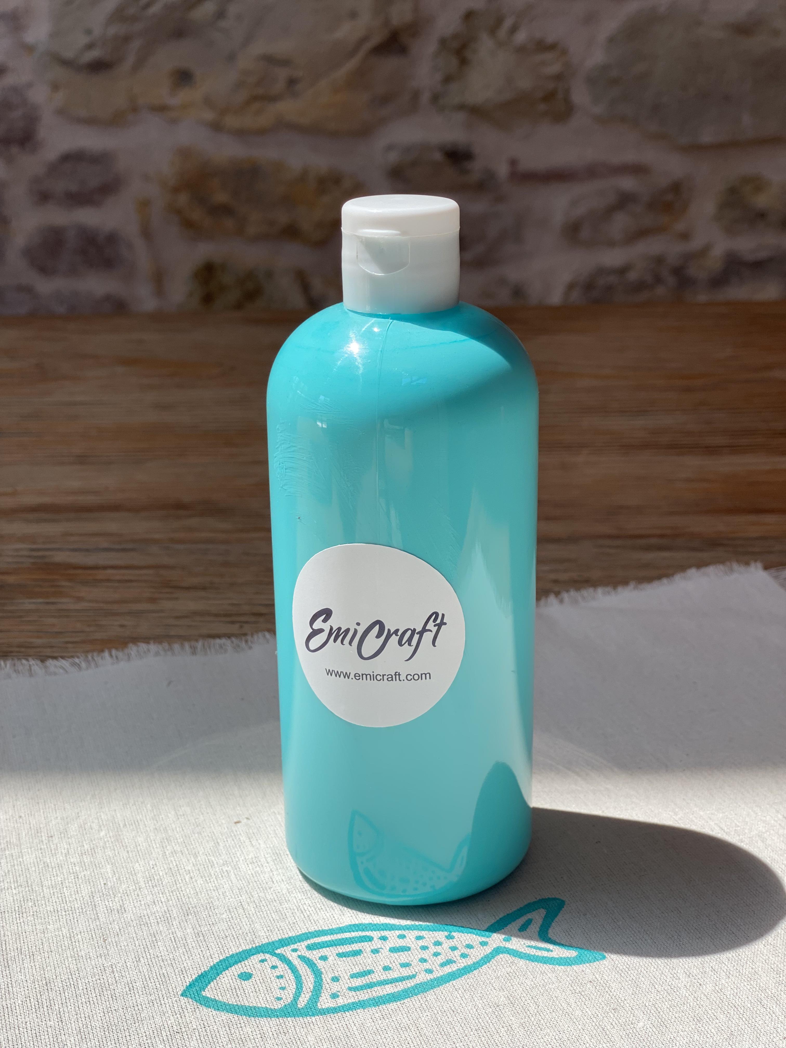 Kumaş Boyası Kaputaş Turkuazı 450ml - EmicraftKumaş Boyası Kaputaş Turkuazı 450mlKumaş Boyası