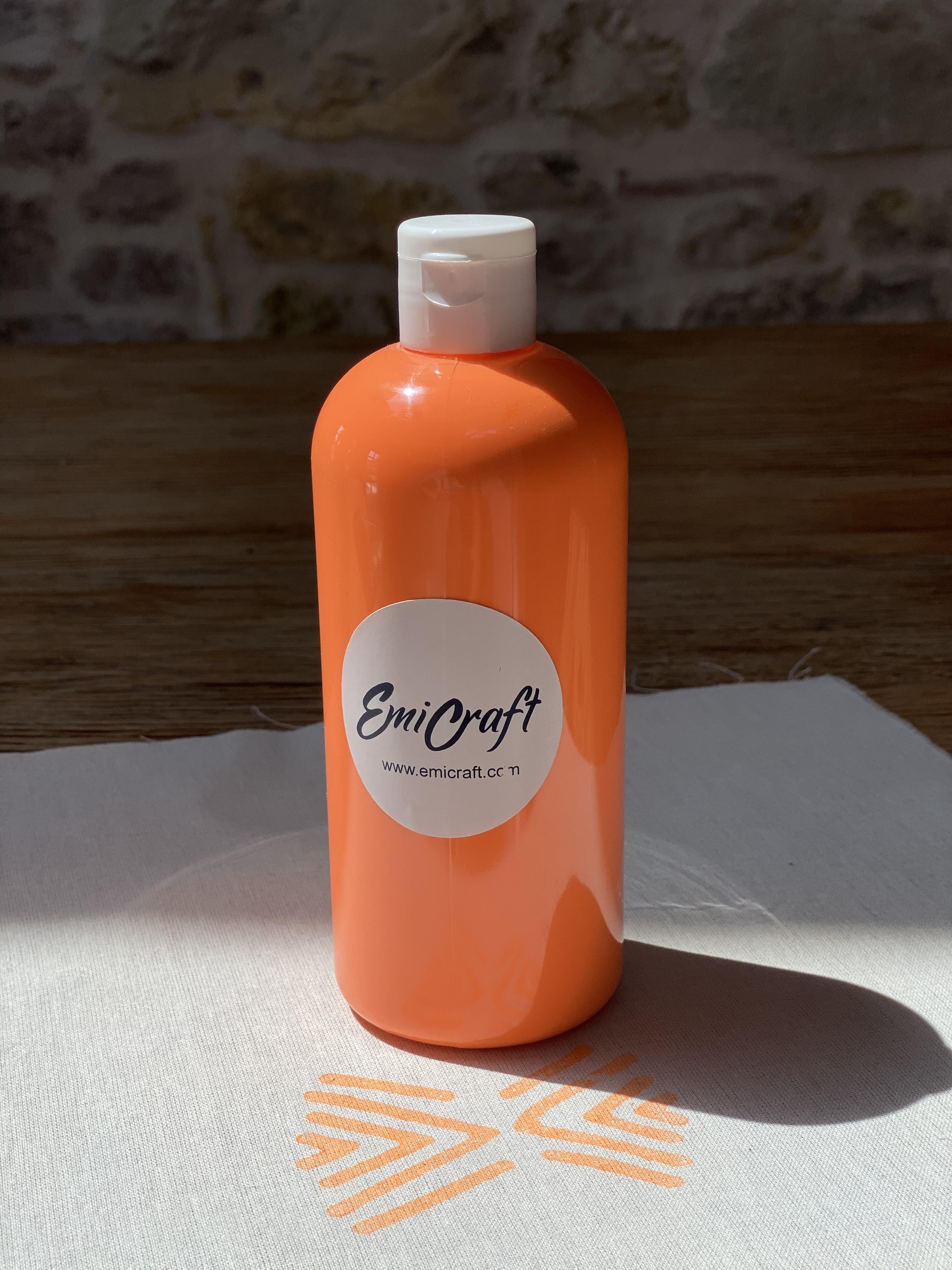 Kumaş Boyası Kuzguncuk Neon Turuncu 450ml - EmicraftKumaş Boyası Kuzguncuk Neon Turuncu 450mlKumaş Boyası
