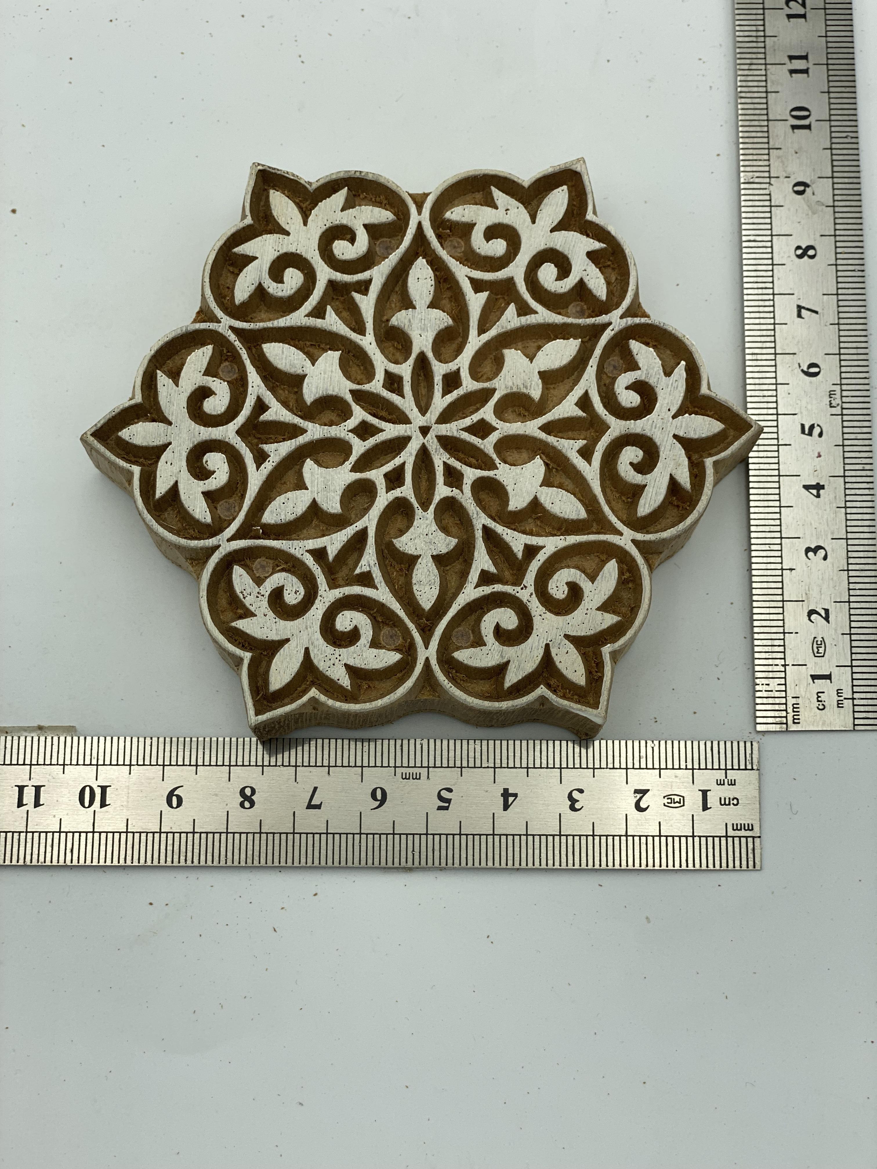 Mini Çini Mandala Tahta Baskı Kalıbı 290 - EmicraftMini Çini Mandala Tahta Baskı Kalıbı 290Mini Göbek Modeller