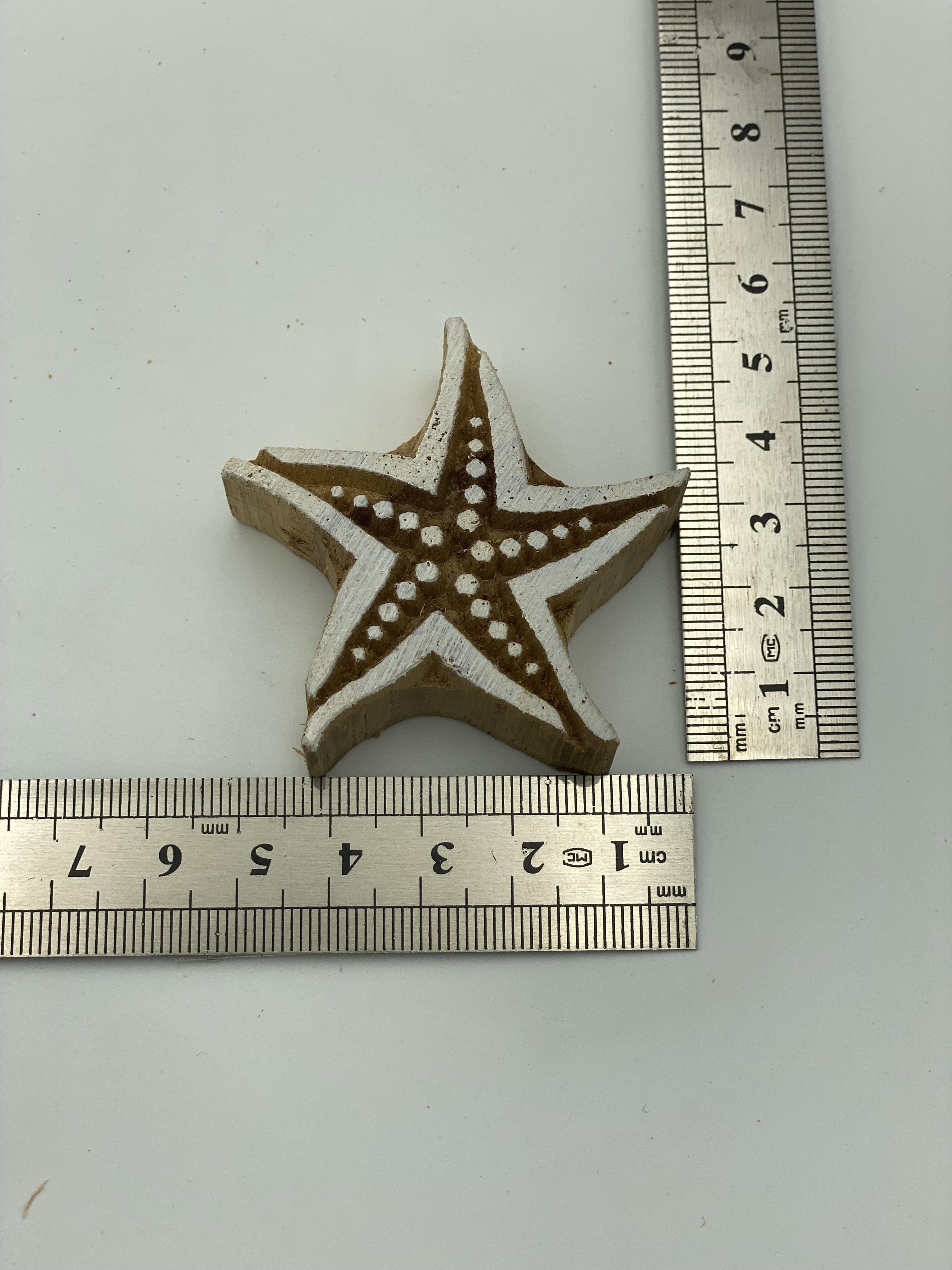 Mini Deniz Yıldızı Tahta Baskı Kalıbı 630 - EmicraftMini Deniz Yıldızı Tahta Baskı Kalıbı 630Mini Deniz Modeller