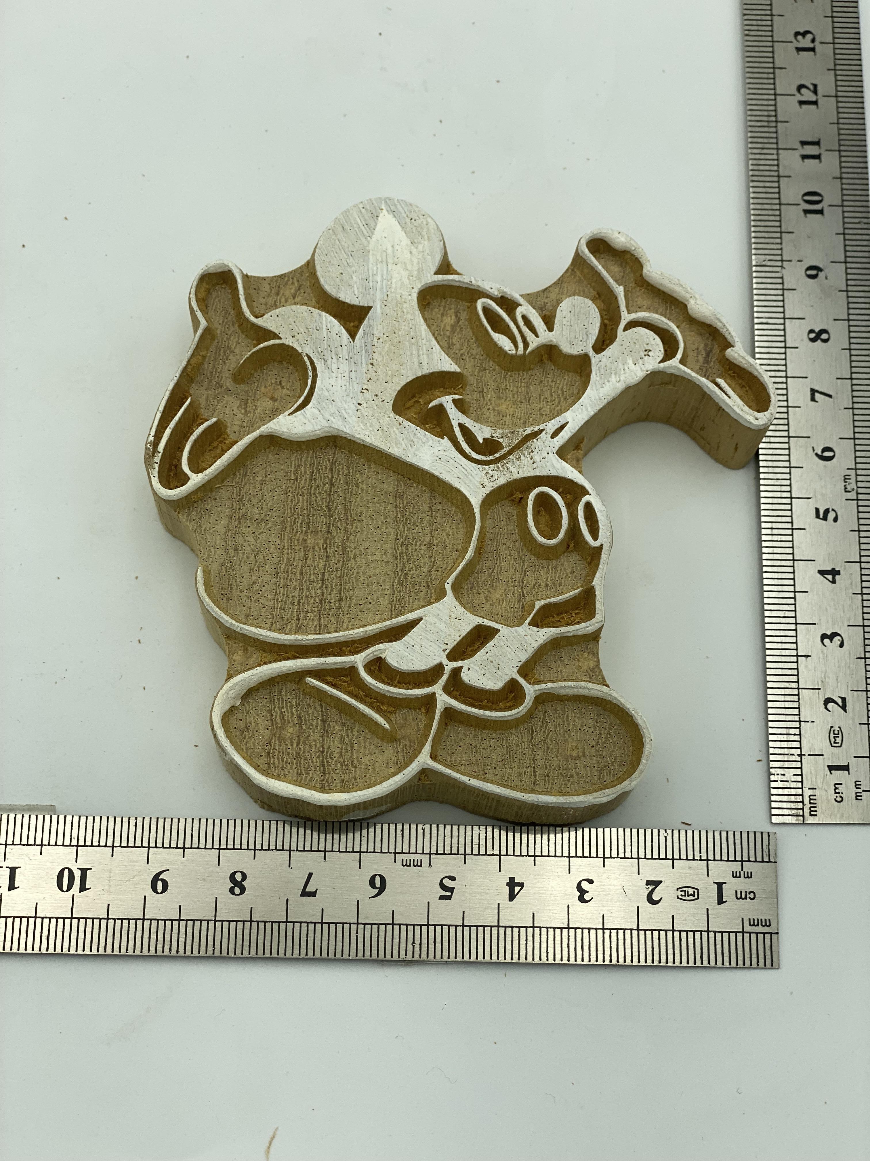 Mini Mickey Mouse Tahta Baskı Kalıbı 161 - EmicraftMini Mickey Mouse Tahta Baskı Kalıbı 161Mini Çocuk Modeller 