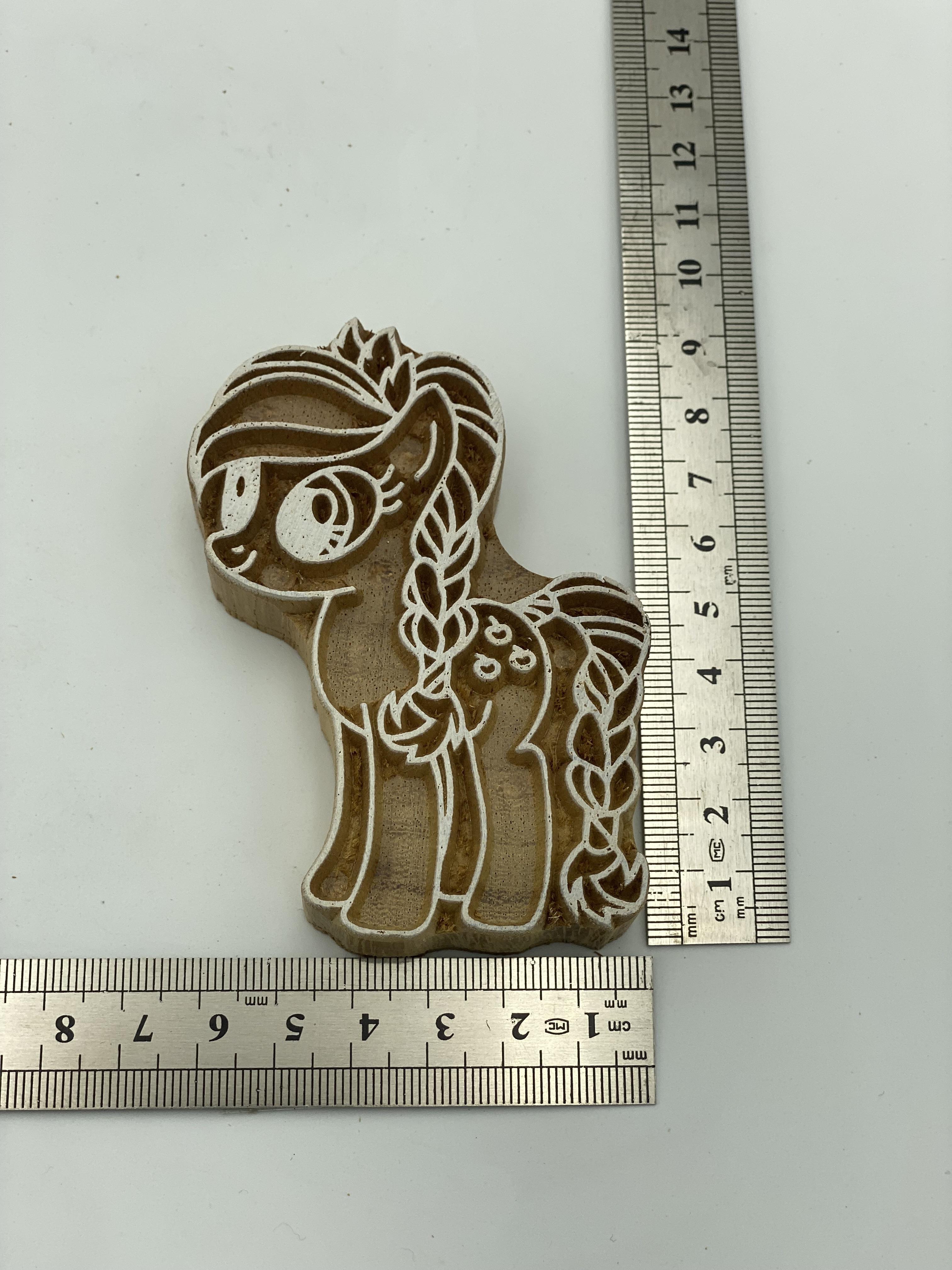 Mini Pony Tahta Baskı Kalıbı 880 - EmicraftMini Pony Tahta Baskı Kalıbı 880Mini Çocuk Modeller 