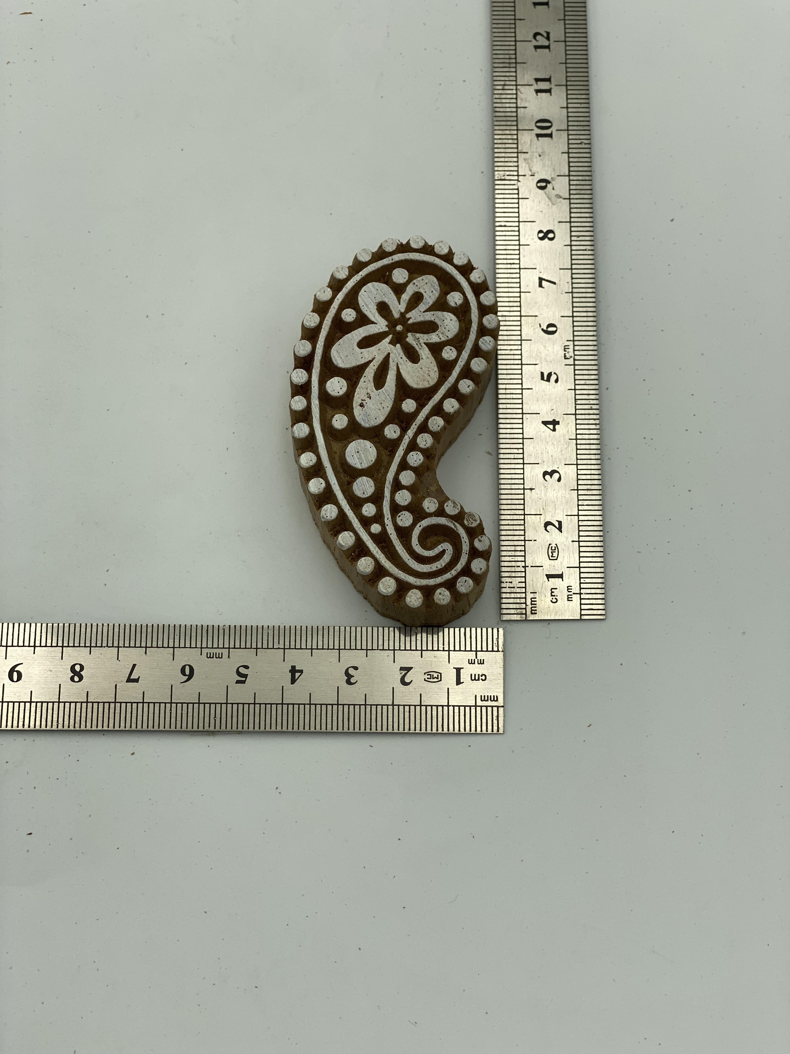 Mini Şal Deseni Tahta Baskı Kalıbı 120 - EmicraftMini Şal Deseni Tahta Baskı Kalıbı 120Mini Geleneksel Modeller