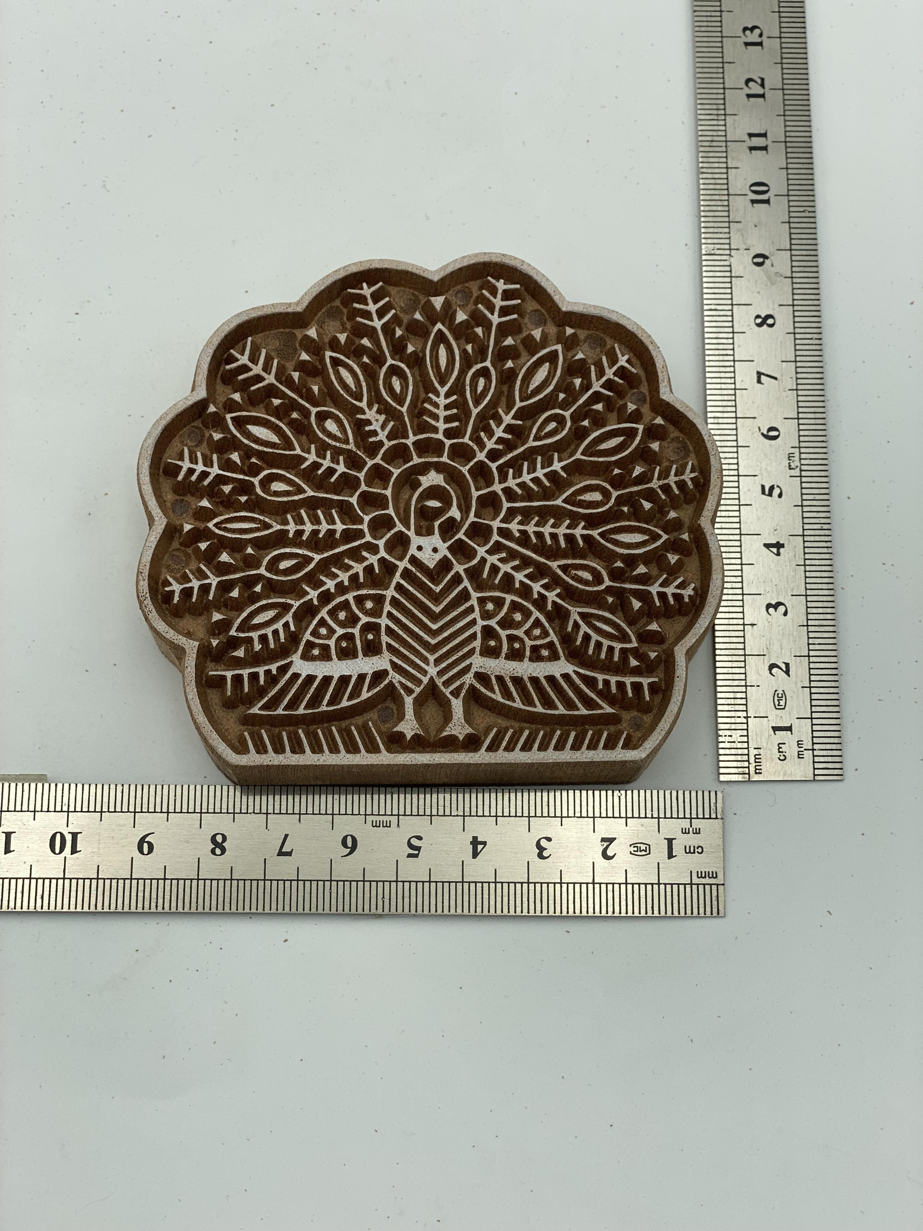 Mini Tavuskuşu Tahta Baskı Kalıbı 848 - EmicraftMini Tavuskuşu Tahta Baskı Kalıbı 848Mini Hayvan Modeller