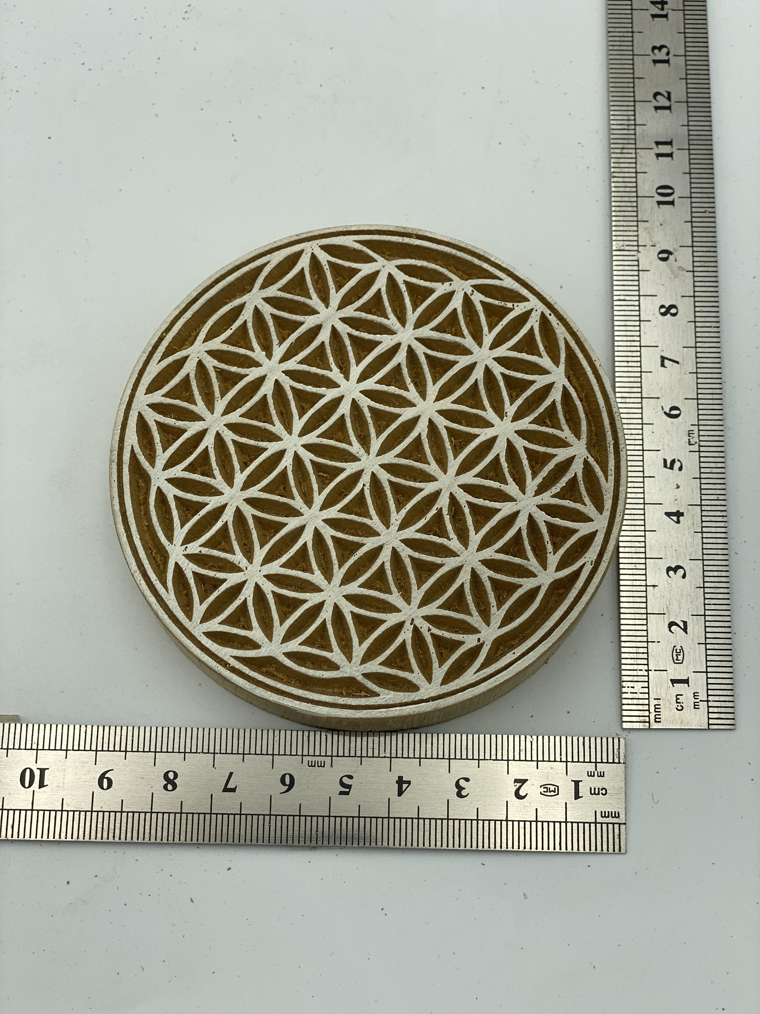 Mini Yaşam Çiçeği Tahta Baskı Kalıbı 201 - EmicraftMini Yaşam Çiçeği Tahta Baskı Kalıbı 201Mini Göbek Modeller