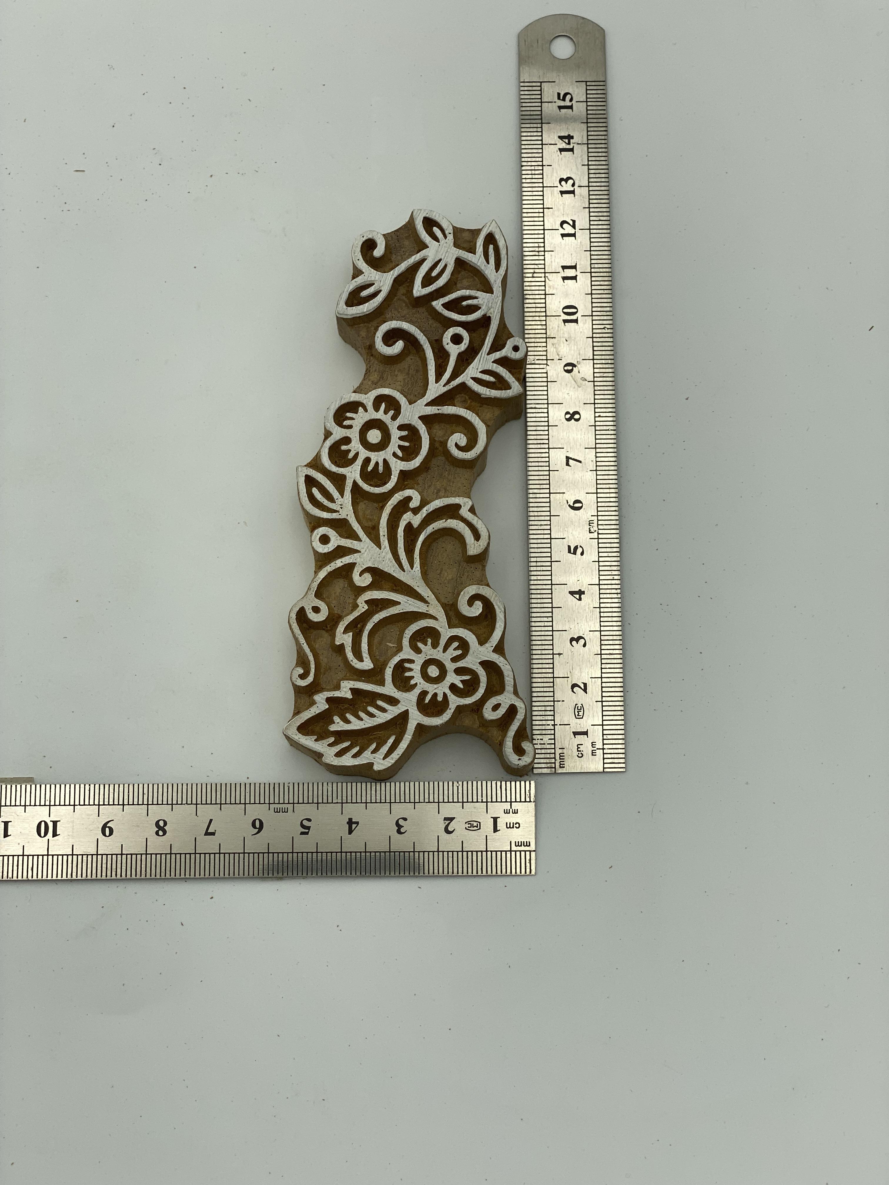 Mini Yazma Bordür Tahta Baskı Kalıbı 351 - EmicraftMini Yazma Bordür Tahta Baskı Kalıbı 351Mini Geleneksel Modeller