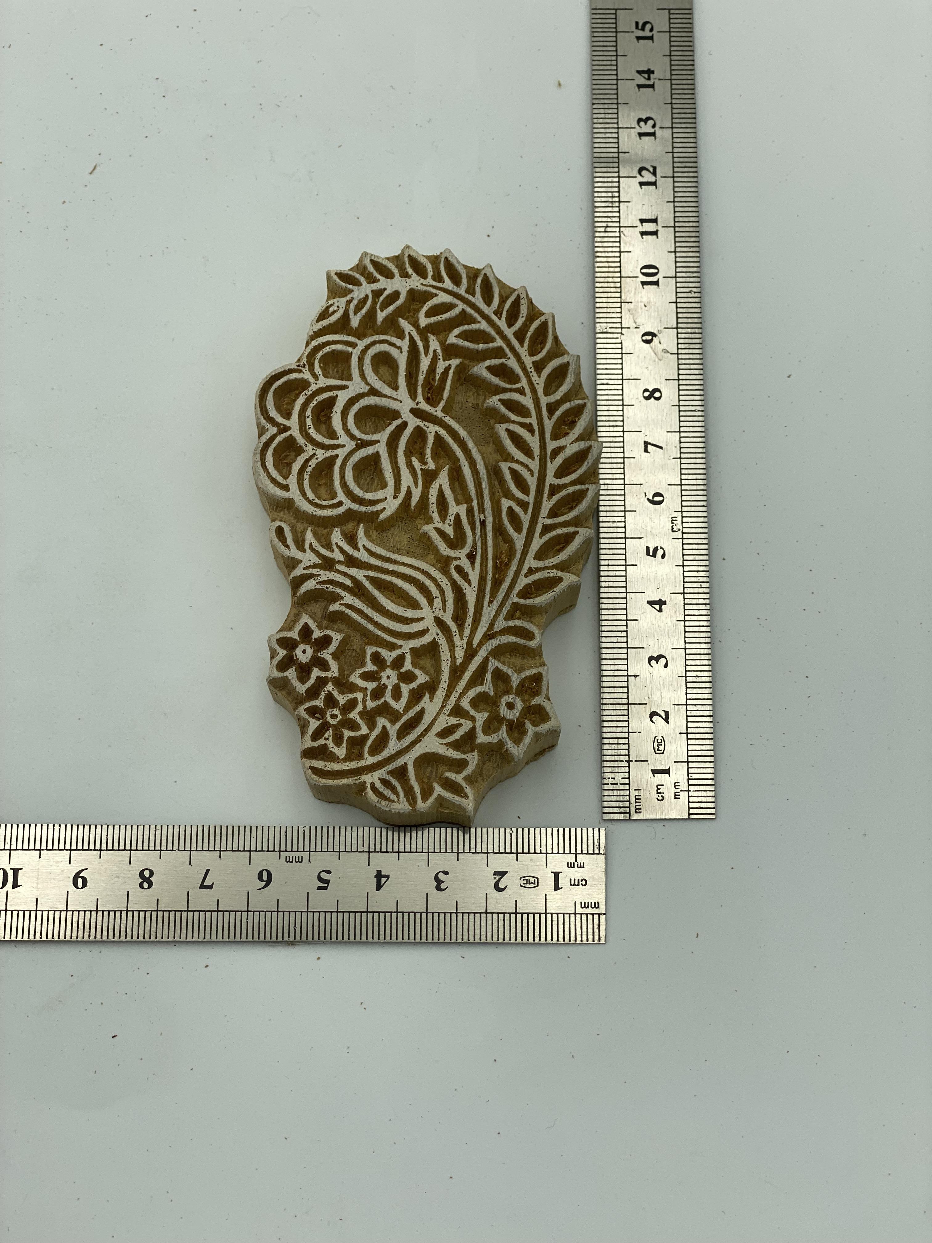 Mini Yazma Çiçek Tahta Baskı Kalıbı 196 - EmicraftMini Yazma Çiçek Tahta Baskı Kalıbı 196Mini Geleneksel Modeller