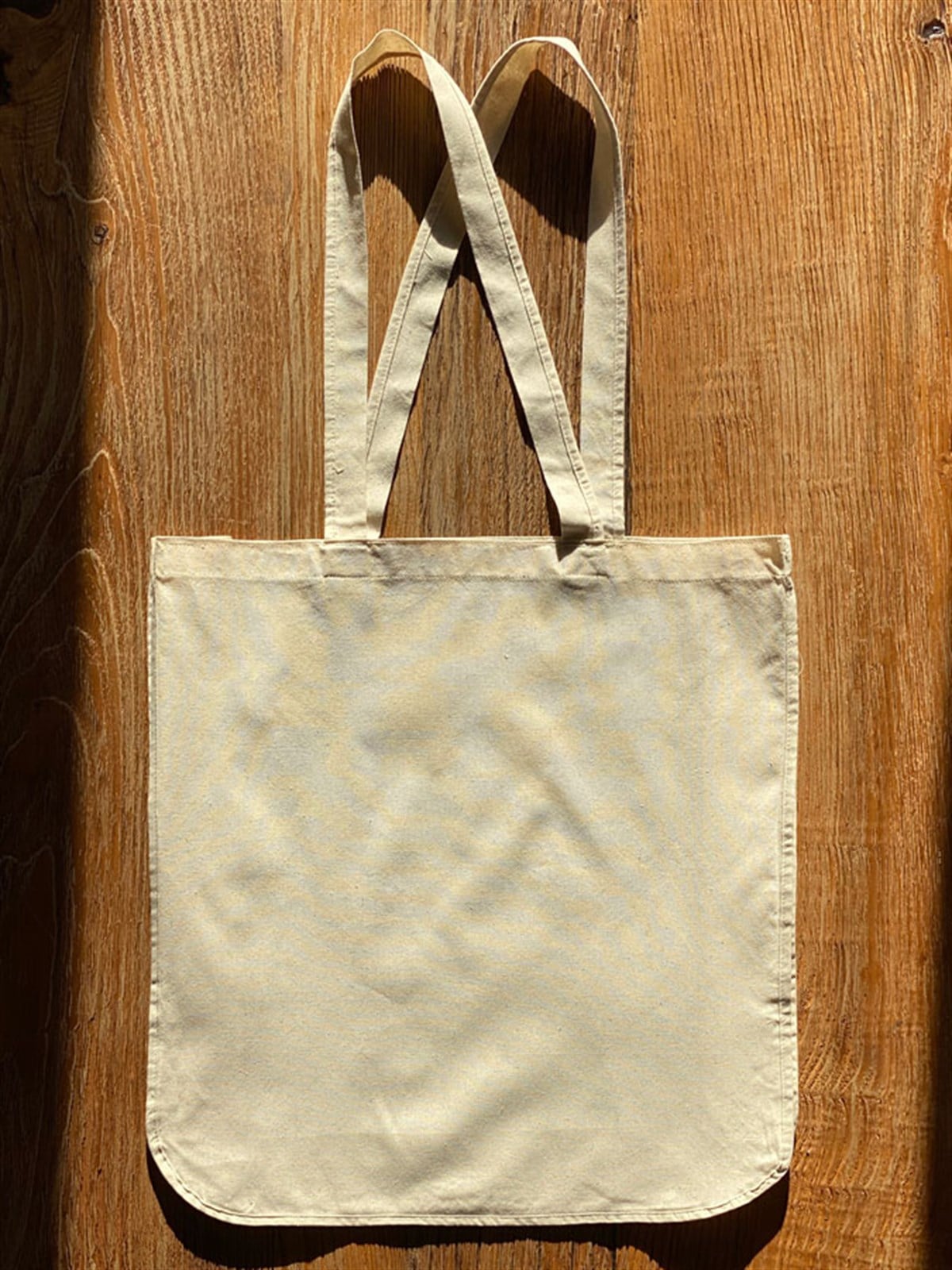 Beach bag oval cream
