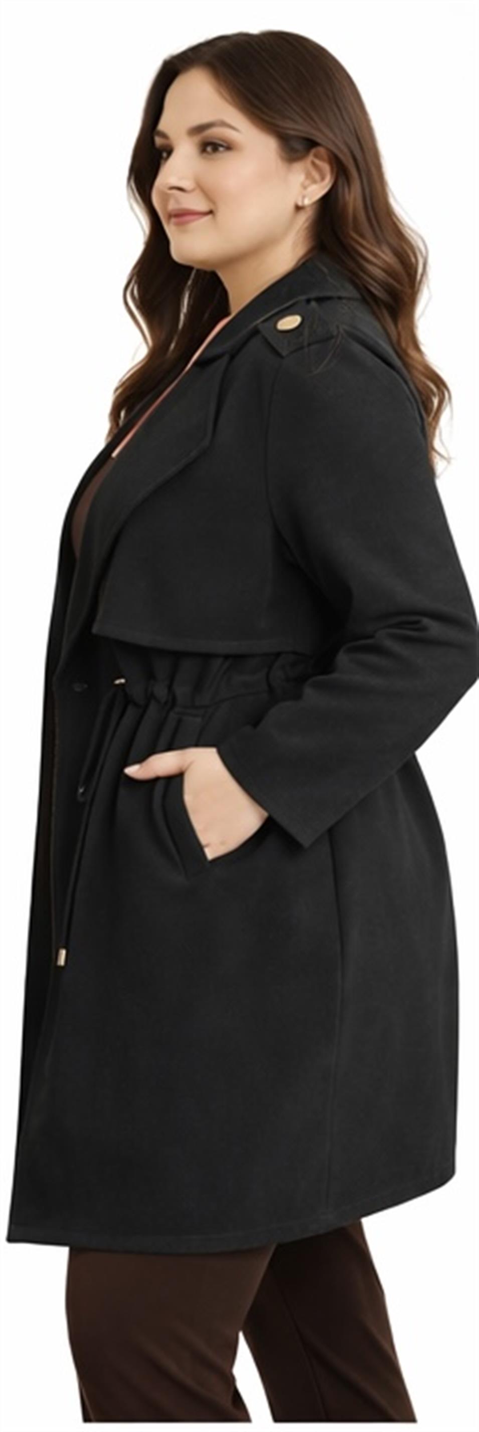 Modern Kesim Astarsız Süet Kaban Siyah