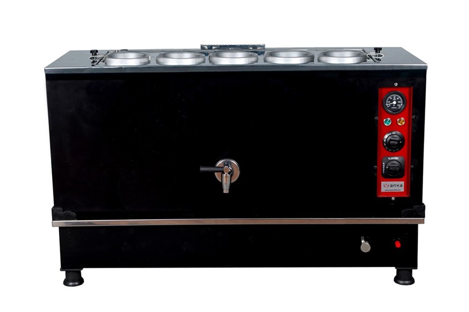 Anka 5 Demlikli Black Pro Kompakt Otomatik Çay Kazanı Elektrik-Ng-LPG BPKO5