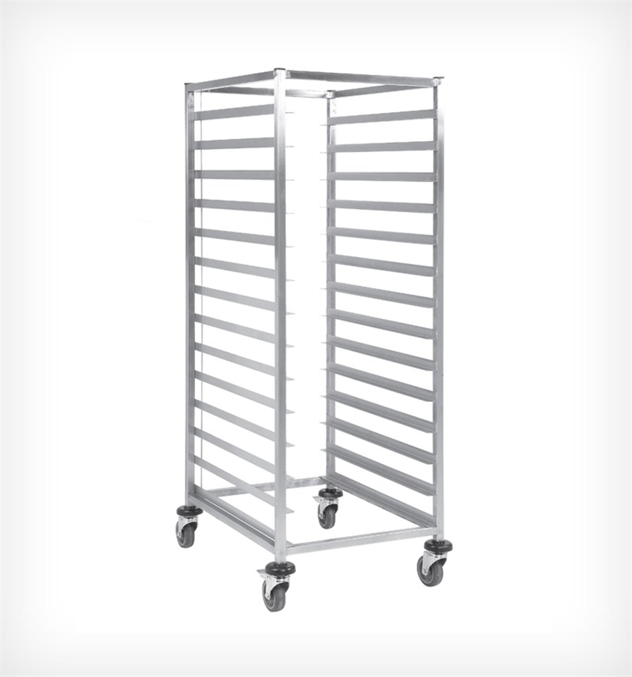 By Cimbali 14 Raflı Tepsi Taşıma Arabası 70x50 Cm MT 130X2