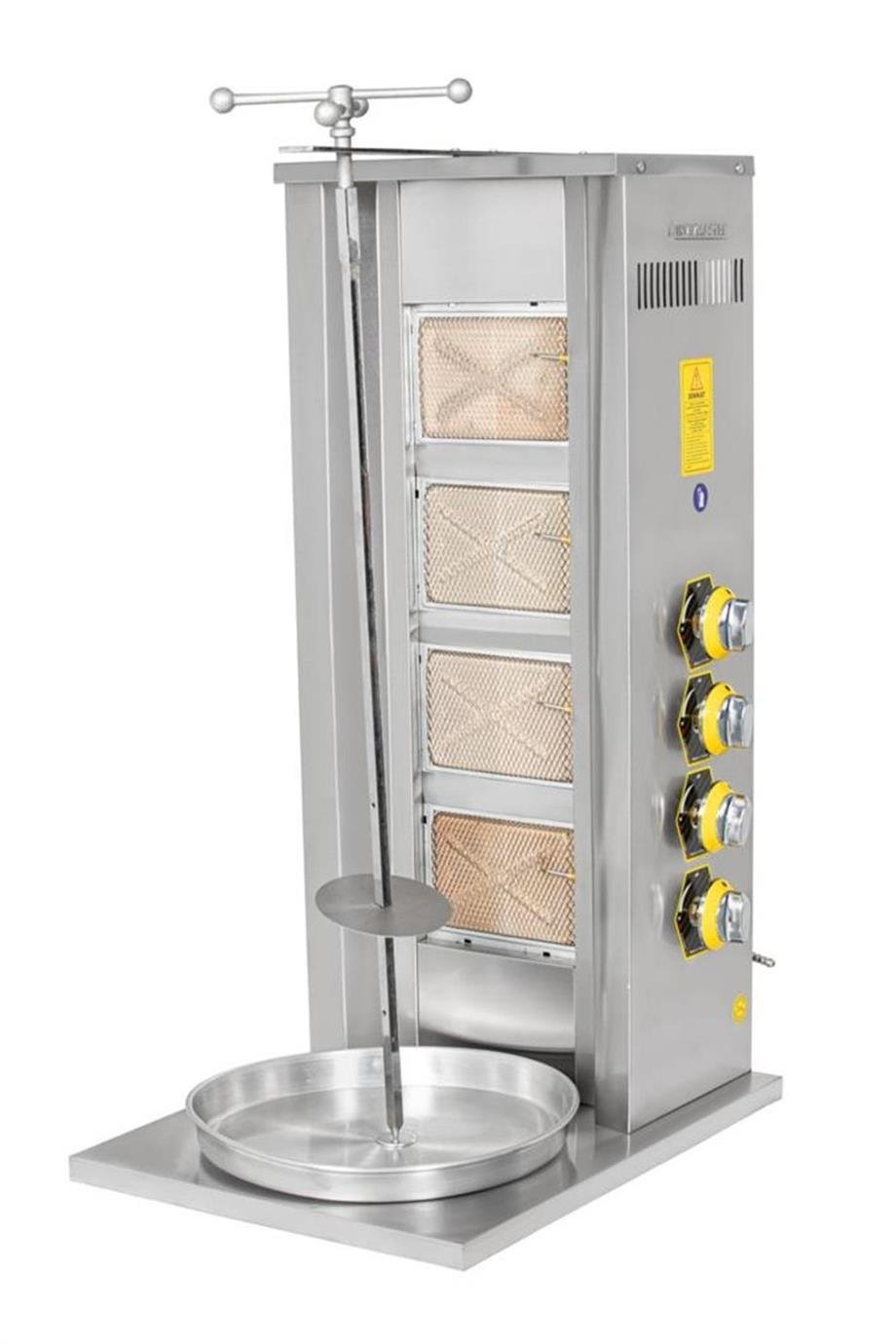 İnox Master 4'Lü Döner Ocağı Gazlı / Lpg İMR-DNR-401