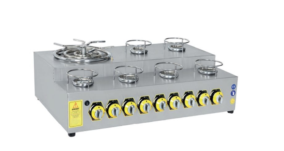 İnox Master 4'Lü Künefe Ocağı Gazlı / Lpg İMR-KNFOGT-4