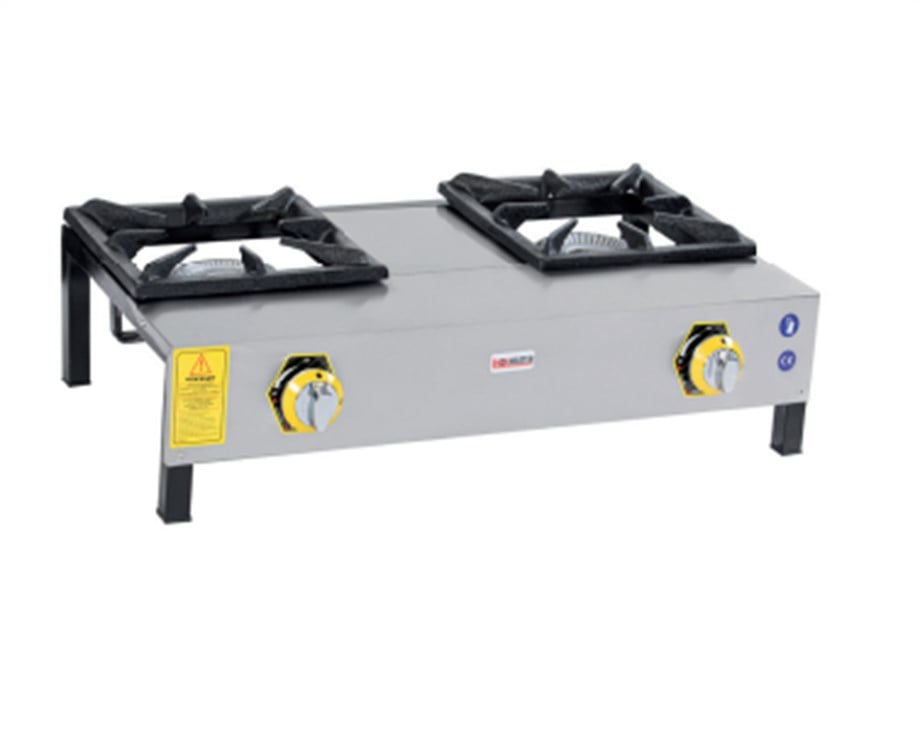 İnox Master 4'Lü Lokanta Ocağı Kısa Ayak Gazlı / Lpg İMR-LKK-04