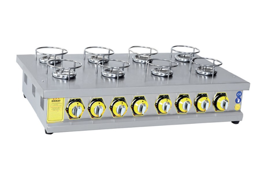 İnox Master 8'Li Künefe Ocağı Gazlı / Lpg İMR-KNFOG-8