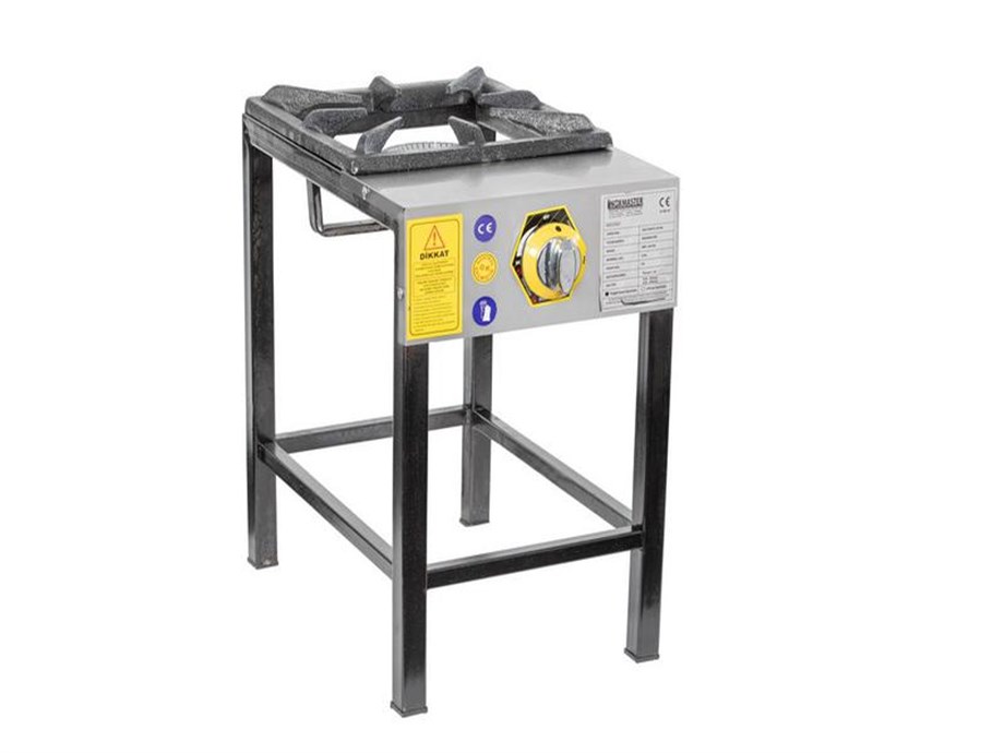 İnox Master Tekli Lokanta Ocağı Yüksek Ayak Gazlı/Lpg MR-LYK-1