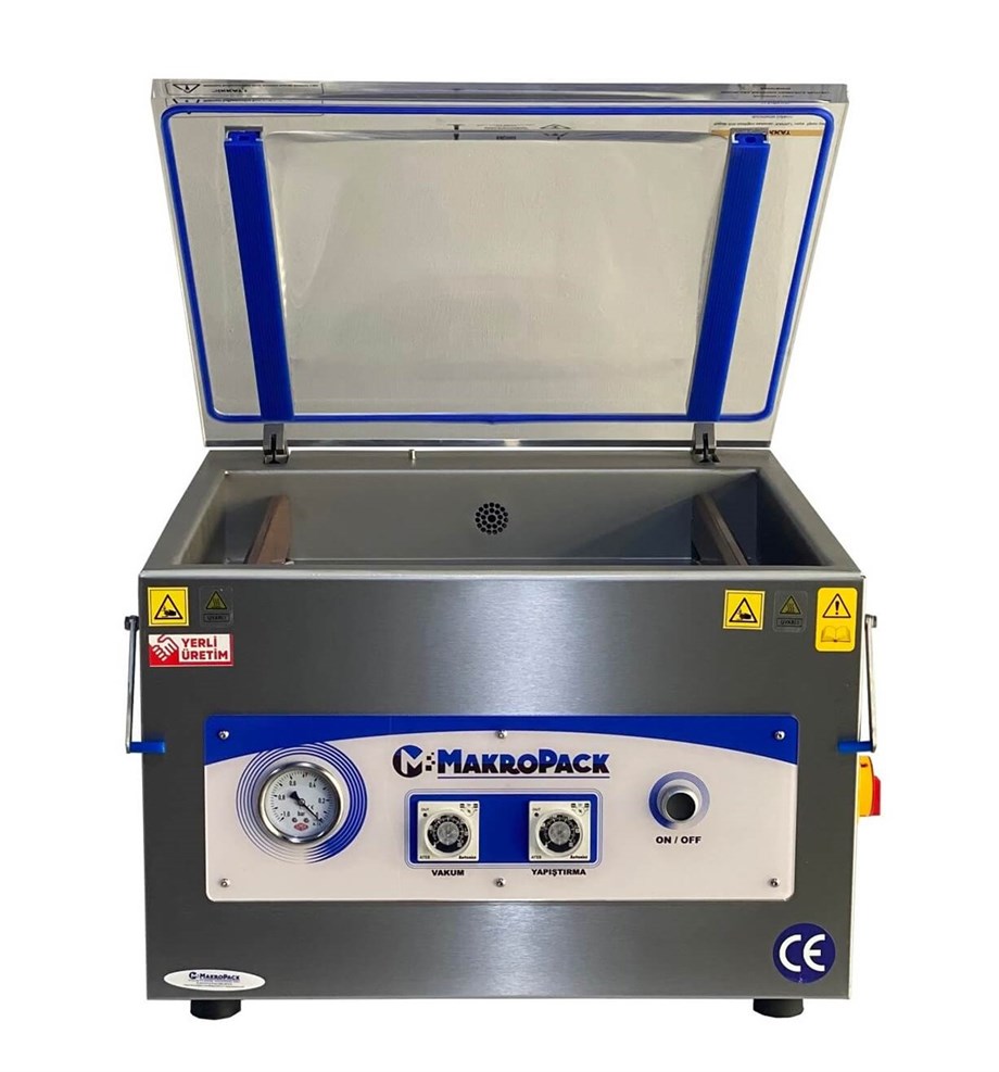 Makropack Set Üstü Vakum Makinesi 41+41 Cm Çift Çene MP-410-T2/S