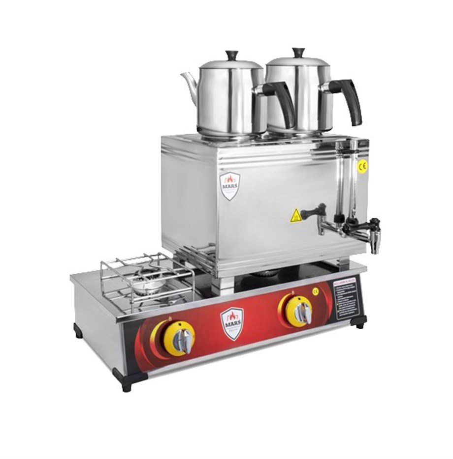 Mars 2 Demlikli Pleytli Çay Kazanı, Gazlı Kaynaklı MCK-40G