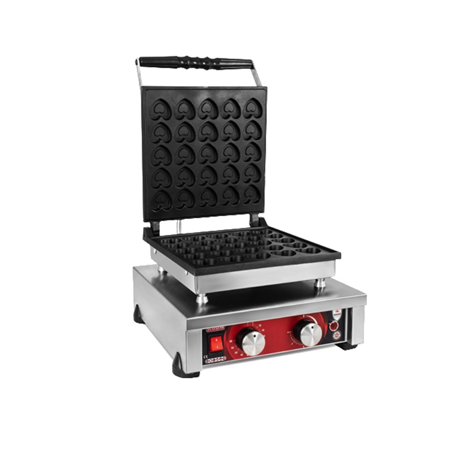 Mars Kalpli Bubble Waffle Makinesi Tekli, Kapaklı MKBK-01