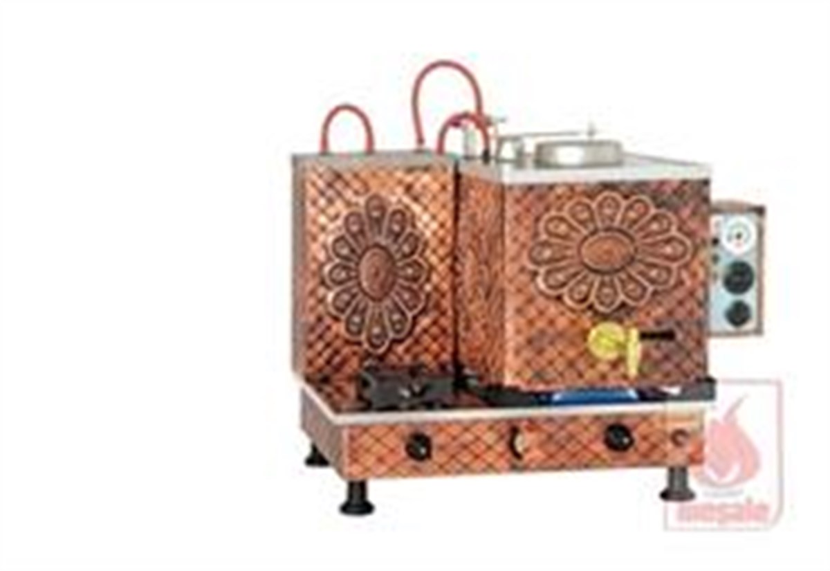 Meşale 1 Demlikli Antik Klasik Full Otomatik Çay Kazanı Elektrik-Ng-Lpg ANKFO1