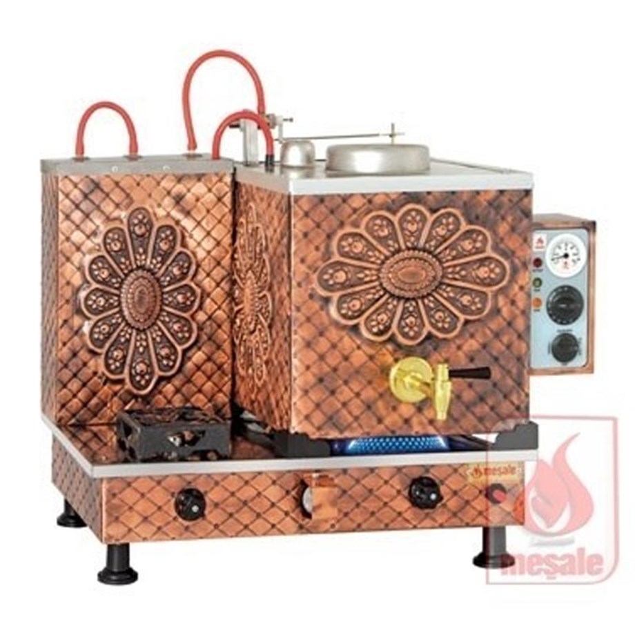 Meşale 1 Demlikli  Antik Turbo Max Full Otomatik Elektrik-Ng-Lpg Çay Kazanı ANTFO1