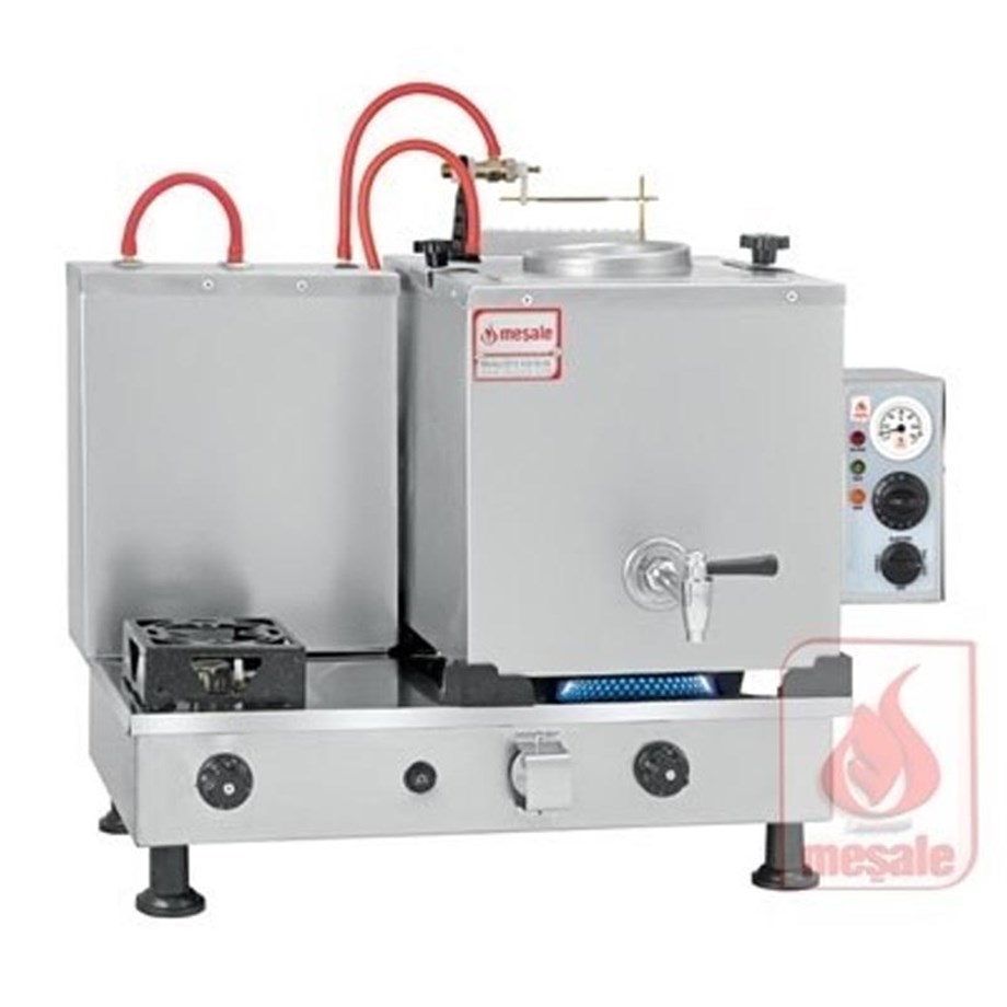 Meşale 1 Demlikli Inox Turbo Max Full Otomatik Elektrik-Ng-Lpg Çay Kazanı INTFO1 