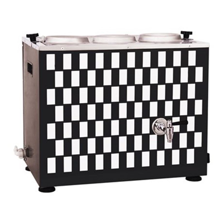 Meşale 3 Demlikli Satranç Turbo Full Otomatik Elektrik-Ng-Lpg Çay Kazanı CHSFO3