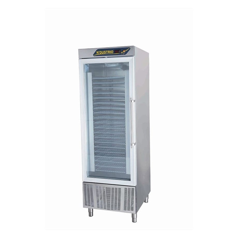 Ndustrio 1 Tam Cam Kapılı Dik Tip Buzdolabı Snack CPS-101-GD