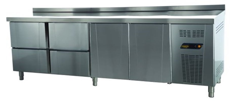 Ndustrio Tezgah Tip Buzdolabı Gastronorm 6 Çekmeceli+1 Kapılı TPG-74-6D