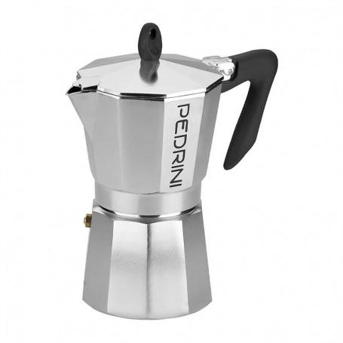 Pedrini Siyah Kulplu Moka Pot 9084-3 6 CUPS