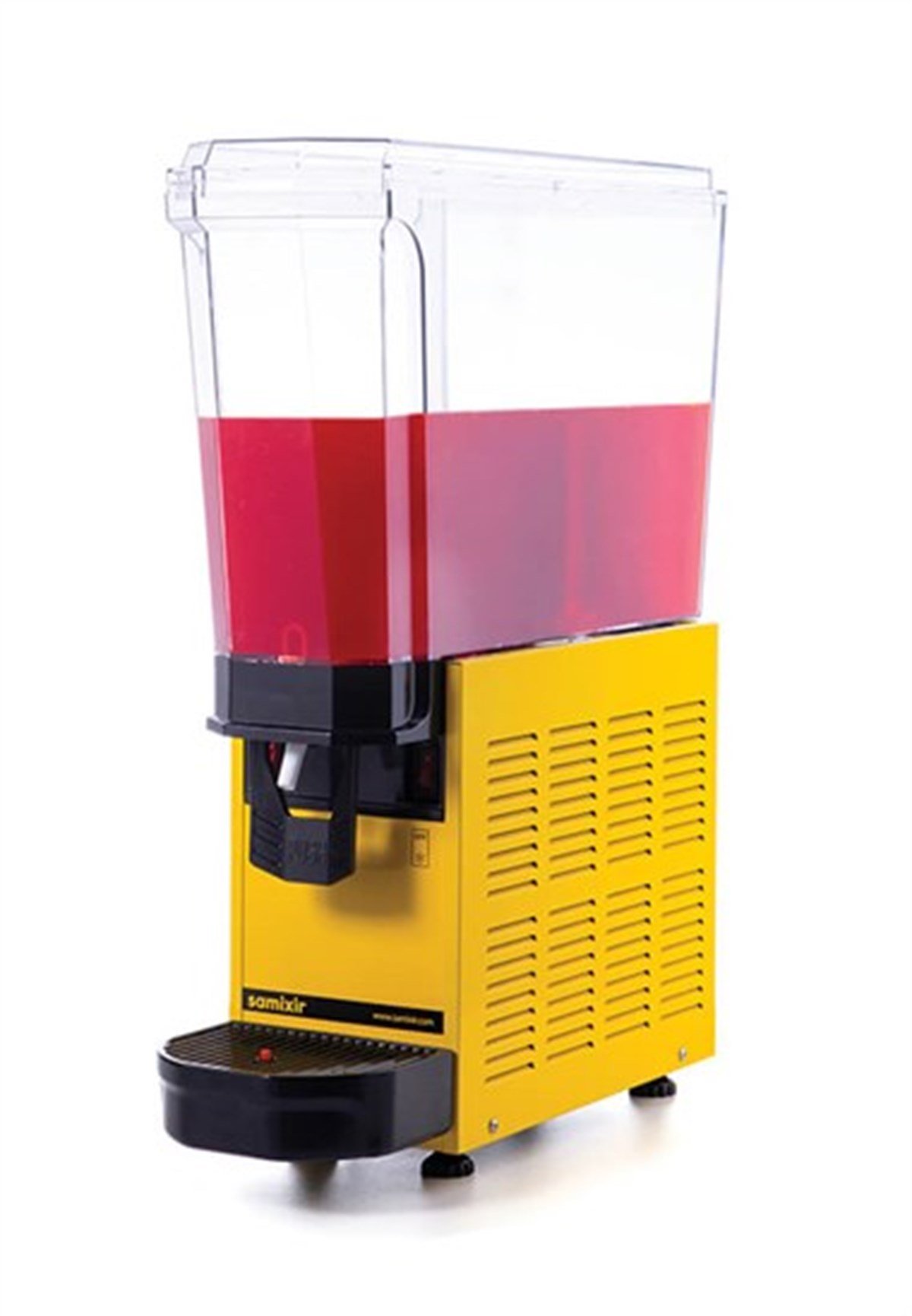 Samixir Soğuk İçecek Dispenseri 20 Lt Karıştırıcılı Sarı