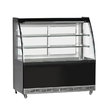 Dampak Isıtmalı Bombe Camlı Teşhir Dolabı 130x70x130cm 22P0F3B-SC