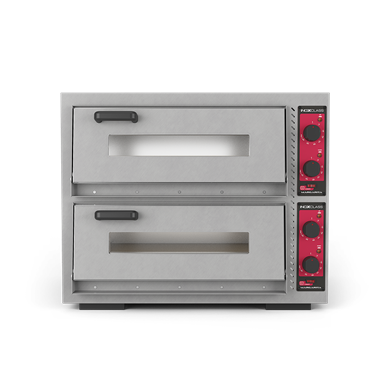 İnoxclass Çift Katlı Pizza Fırını Elektrikli 30 cm x 8 Pizza Kapasiteli Margarita M502E